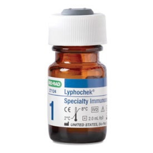 Bio-Rad Laboratories - 27124 Assayed Control Lyphochek™ Specialty Immunoassay Level 1 6 X 2 mL
