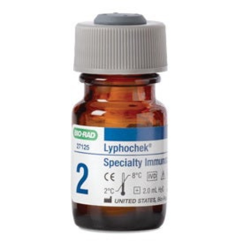 Bio-Rad Laboratories - 27125 Assayed Control Lyphochek® Specialty Immunoassay Level 2 6 X 2 mL