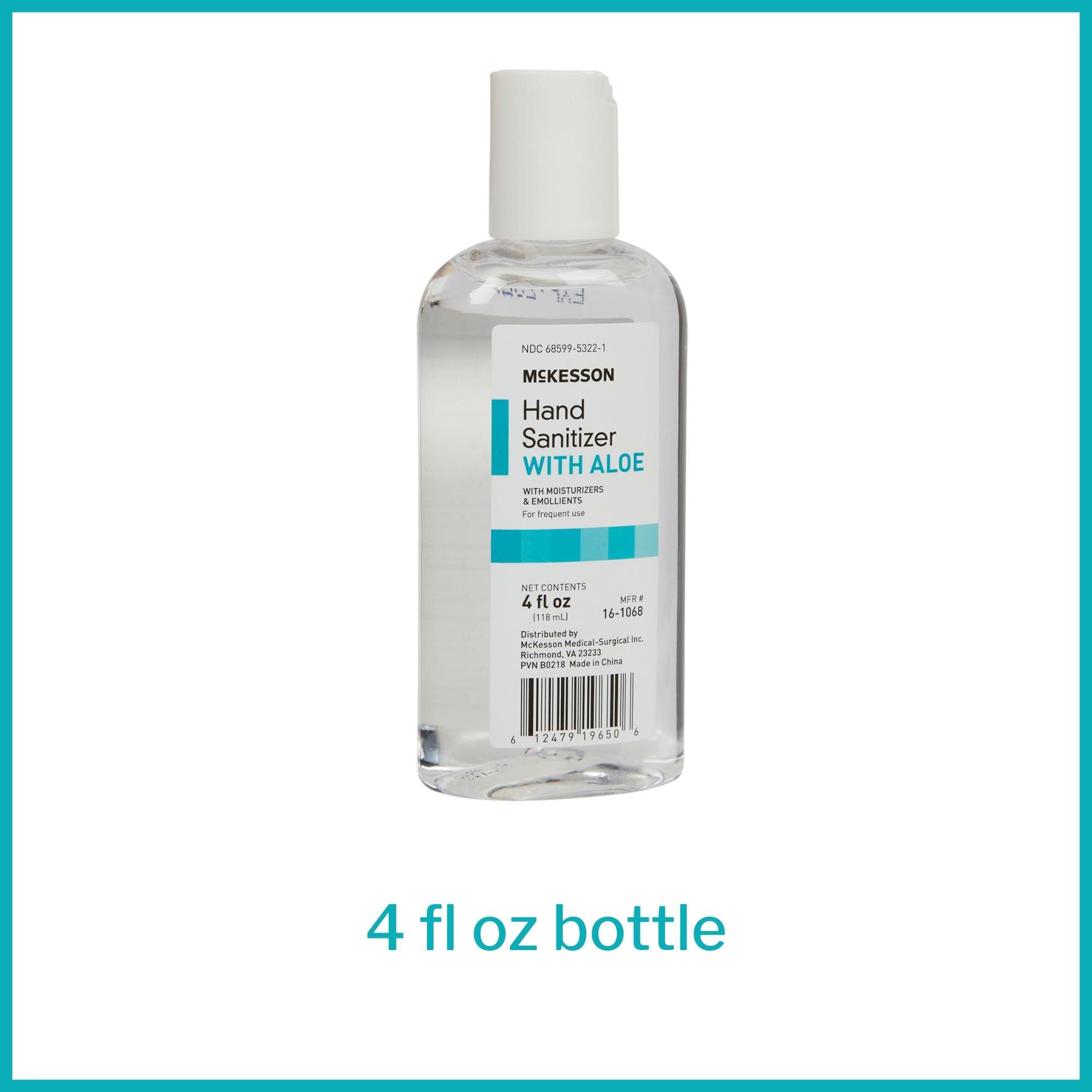 McKesson Brand - 16-1068 McKesson Gel Hand Sanitizer with Aloe 4 oz.