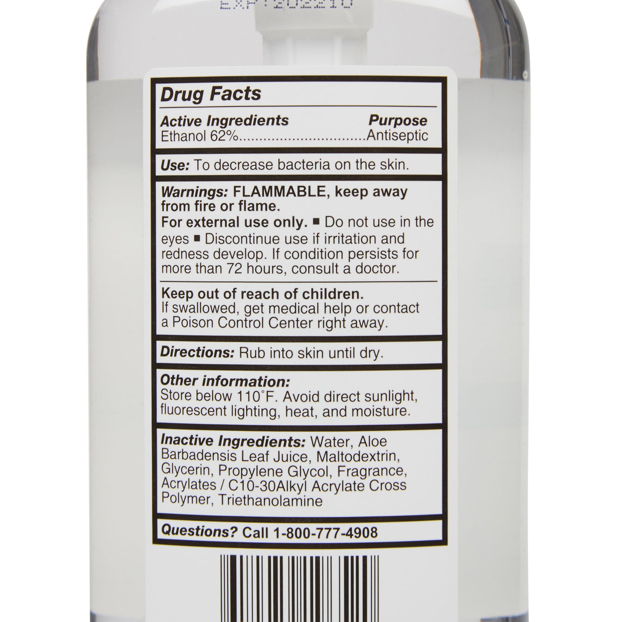 McKesson Hand Sanitizer with Aloe 16-1069 by McKesson Brand