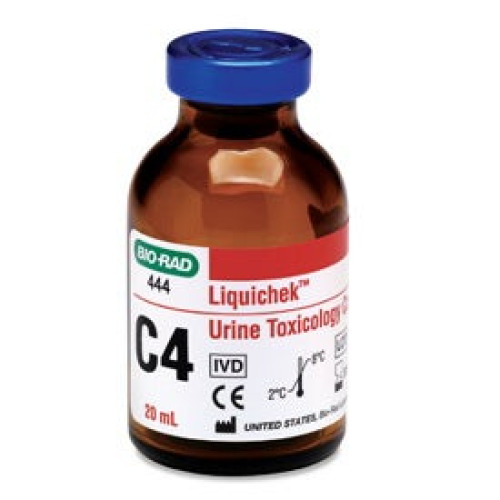Bio-Rad Laboratories - 444 Control Liquichek™ Urine Toxicology Level C4 10 X 20 mL