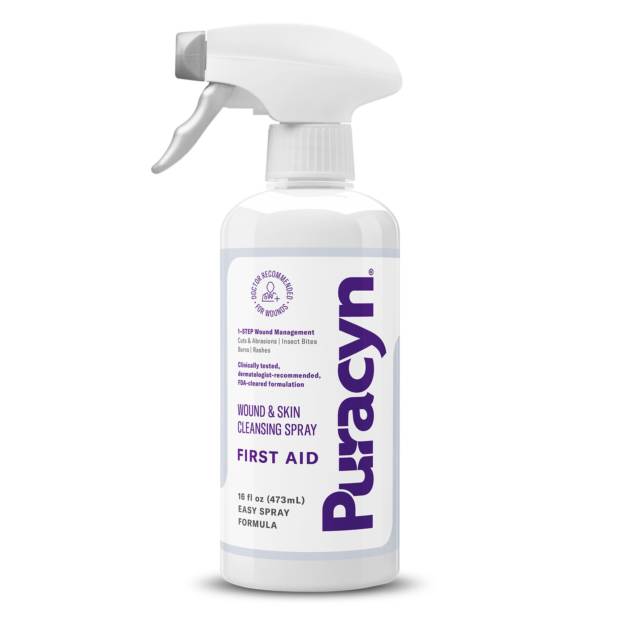 Innovacyn - 6004 Wound Cleanser Puracyn® Plus First Aid 16 oz. Pump Bottle NonSterile Antimicrobial