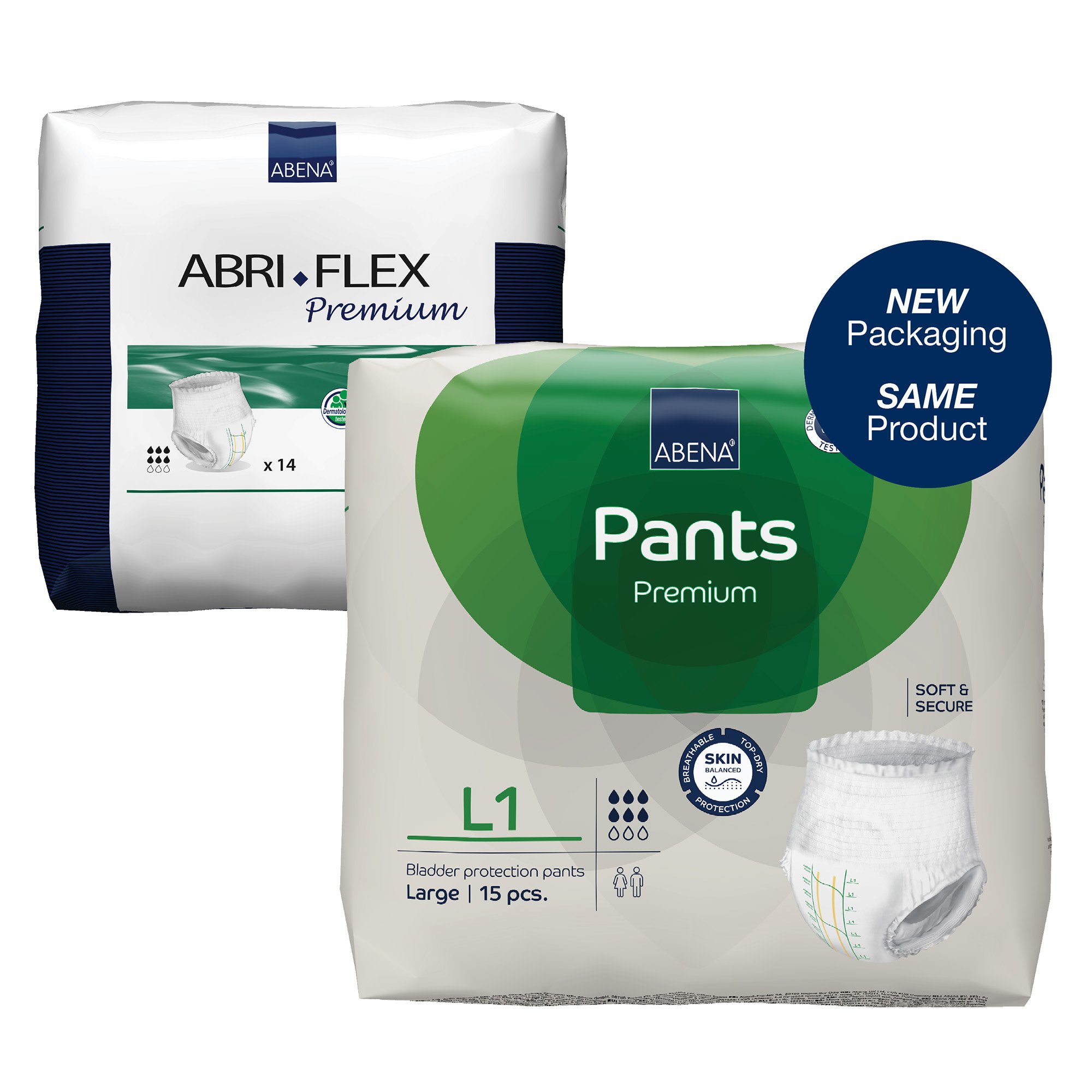Abena North America - 41086 Abri-Flex™ Premium L1 Absorbent Underwear