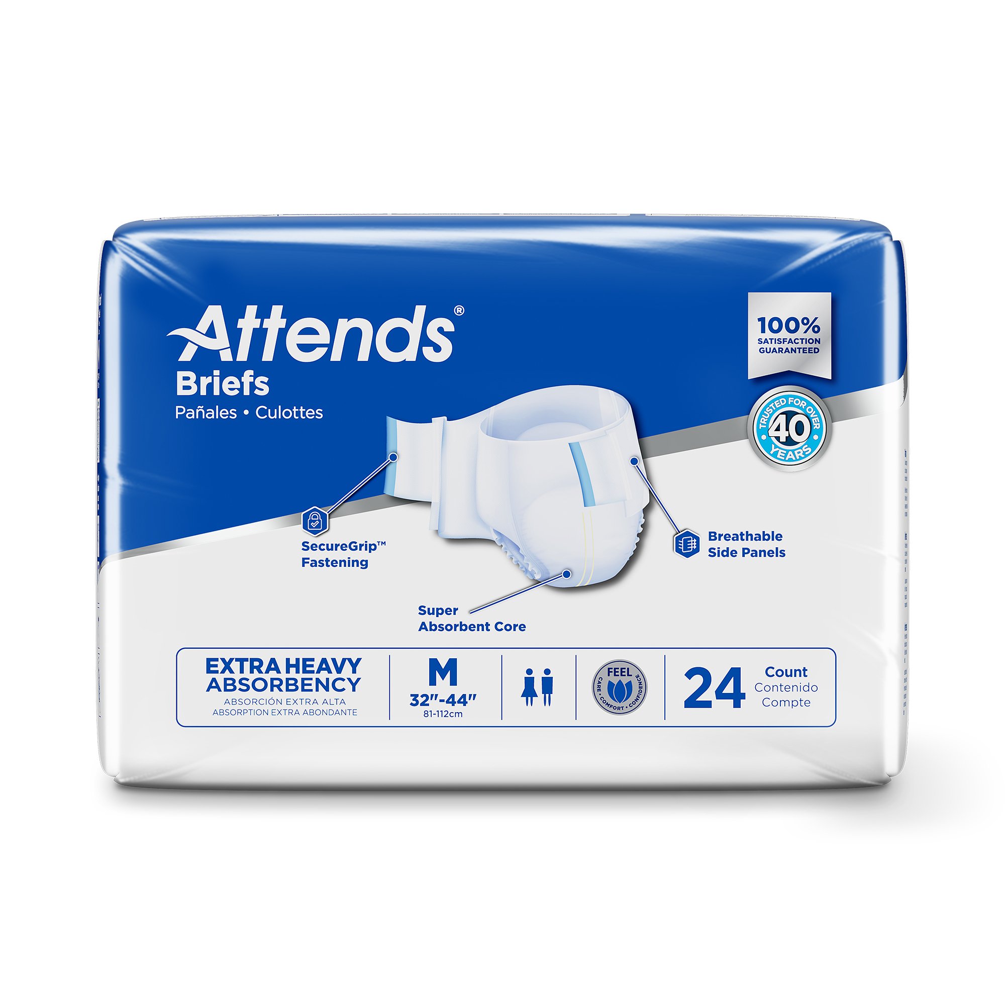 Attends Healthcare Products - DDP20 Attends® Extra Heavy Absorbency Briefs