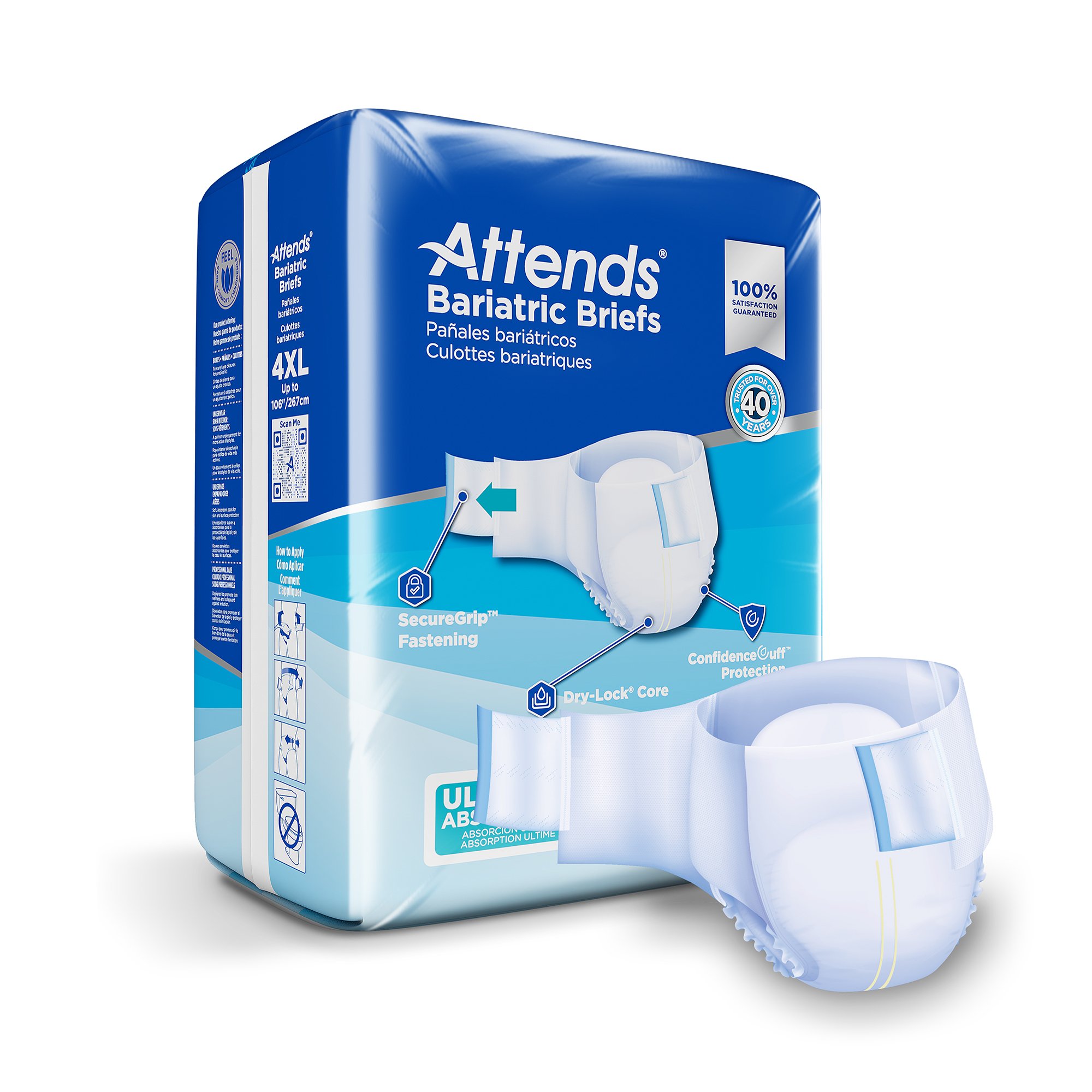 Attends Healthcare Products - DD60 Attends® Bariatric Briefs