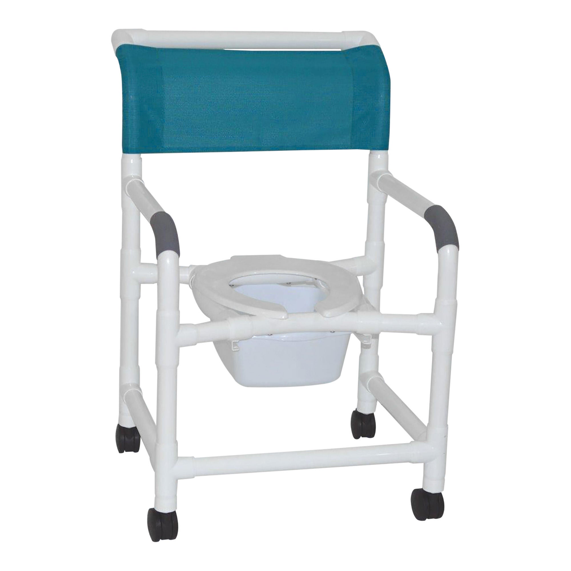 MJM International - 122-3TW-10-QT-C Shower Chair 100 Series PVC Frame 375 lbs. Weight Capacity