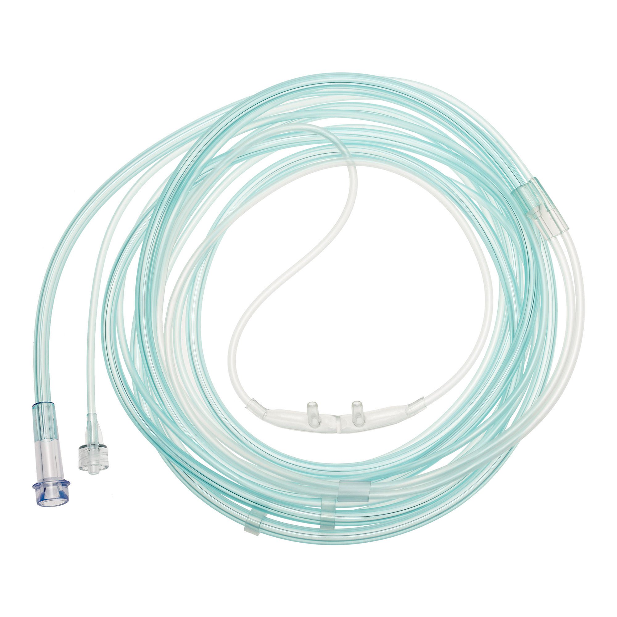 Teleflex LLC - 2845 ETCO2 Nasal Cannula Softech® Plus Adult Curved Prongs 7 Foot Tubing Low Flow Rate
