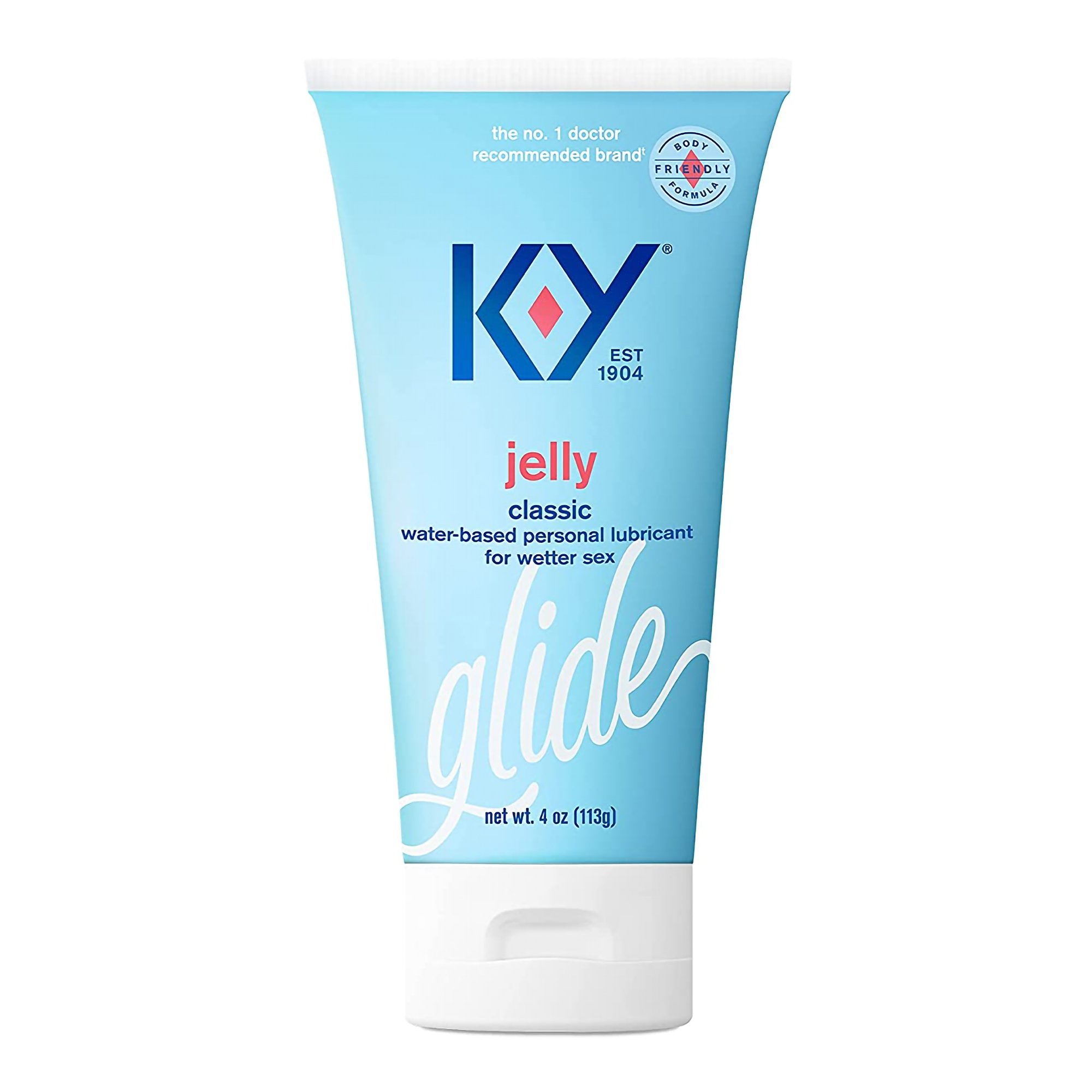 RB Health US LLC 67981008912 - K-Y® Glide Personal Lubricant, 4-ounce Tube - 1/Each
