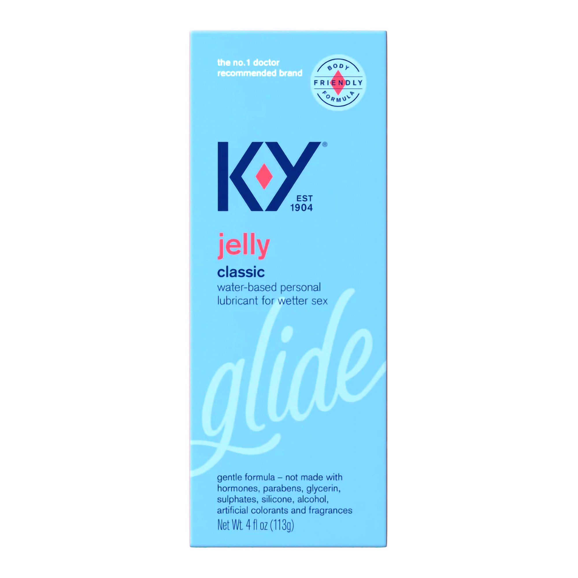 RB Health US LLC 67981008912 - K-Y® Glide Personal Lubricant, 4-ounce Tube - 1/Each
