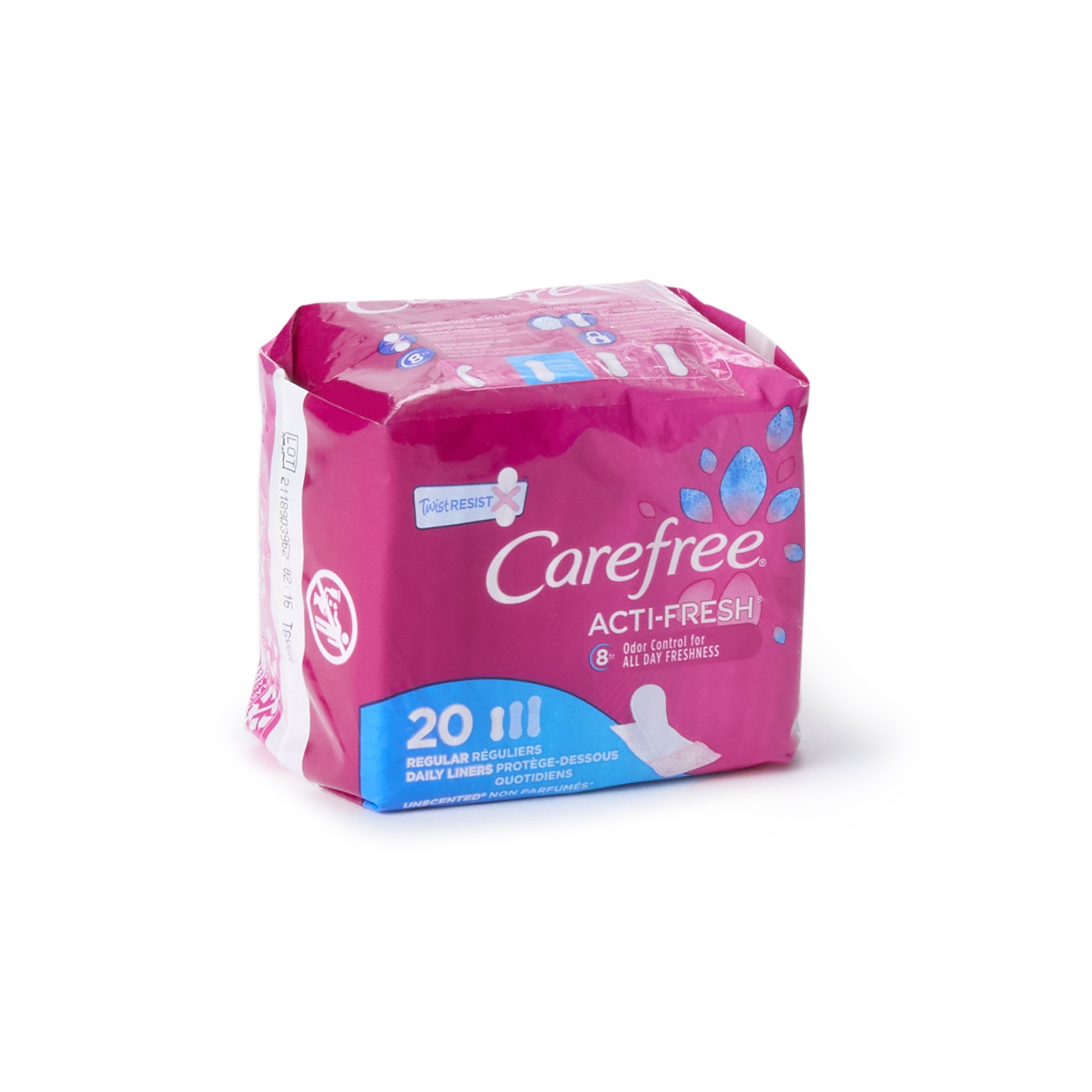 Energizer Personal Care 07830006990 - Carefree Acti-Fresh Liners, Regular - 1/Box