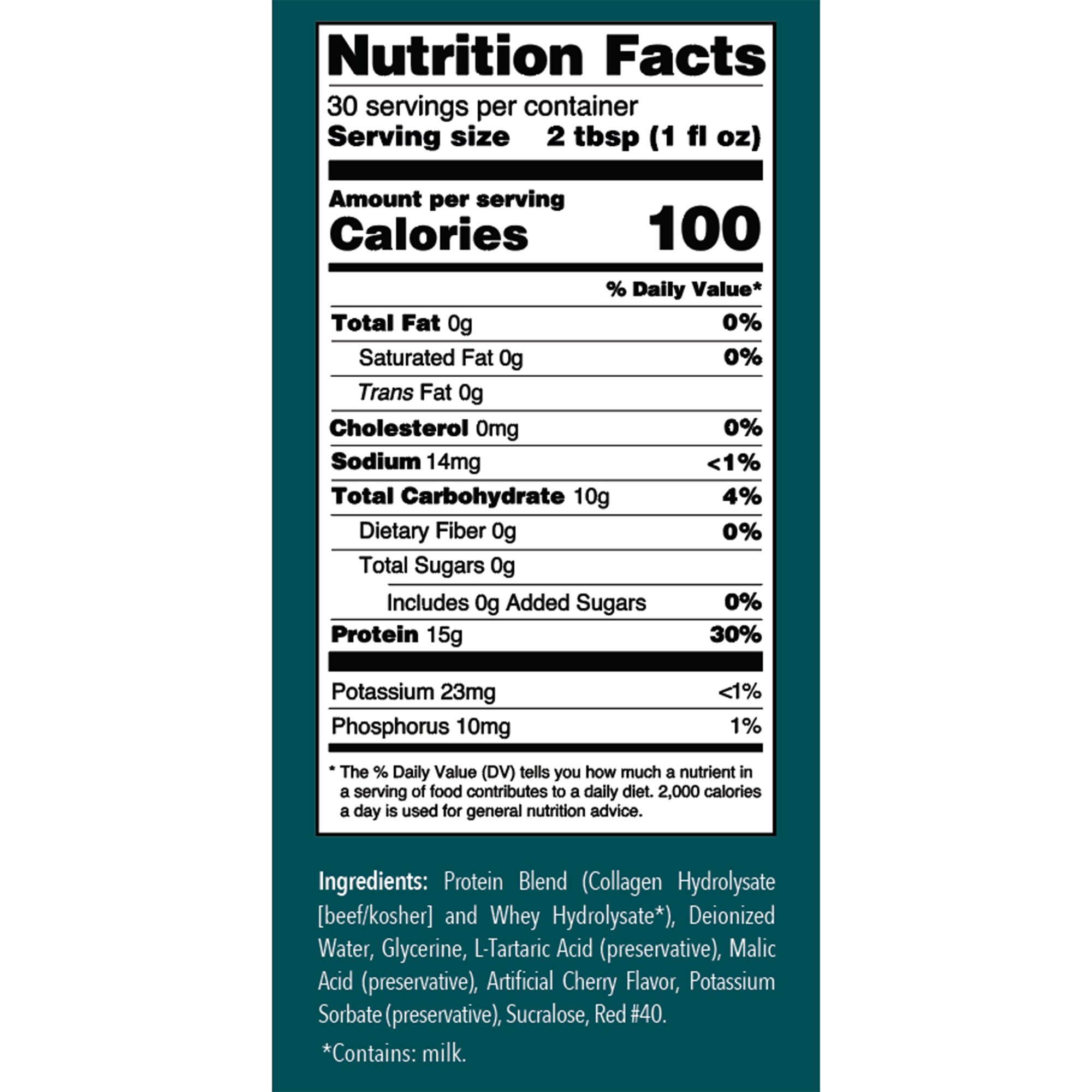 Sion Brands LLC - PRO1000 ProHeal™ Cherry Splash Liquid Protein Wound Recovery Formula