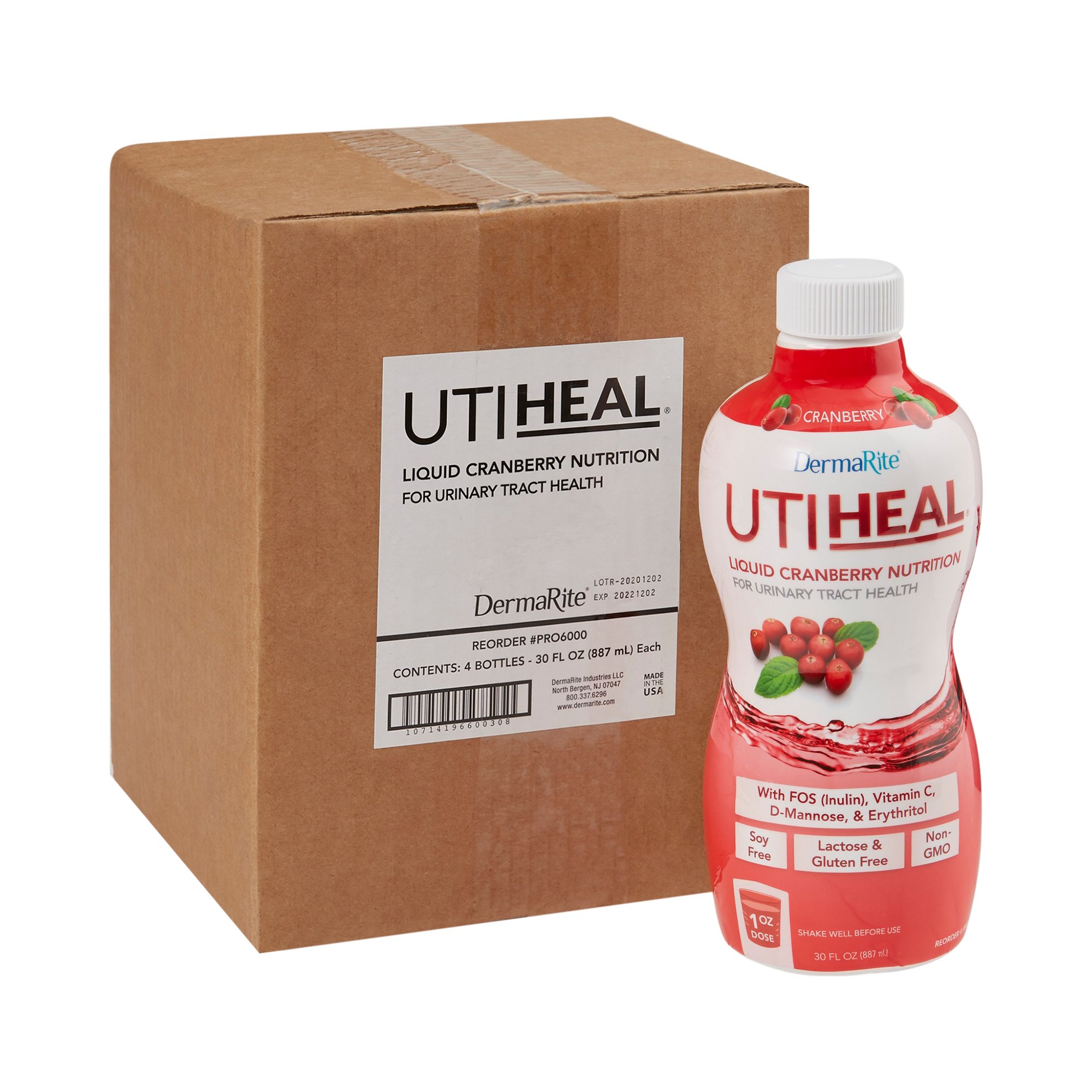 Sion Brands LLC - PRO6000 UTIHeal™ Liquid Cranberry Nutrition for Urinary Tract Health