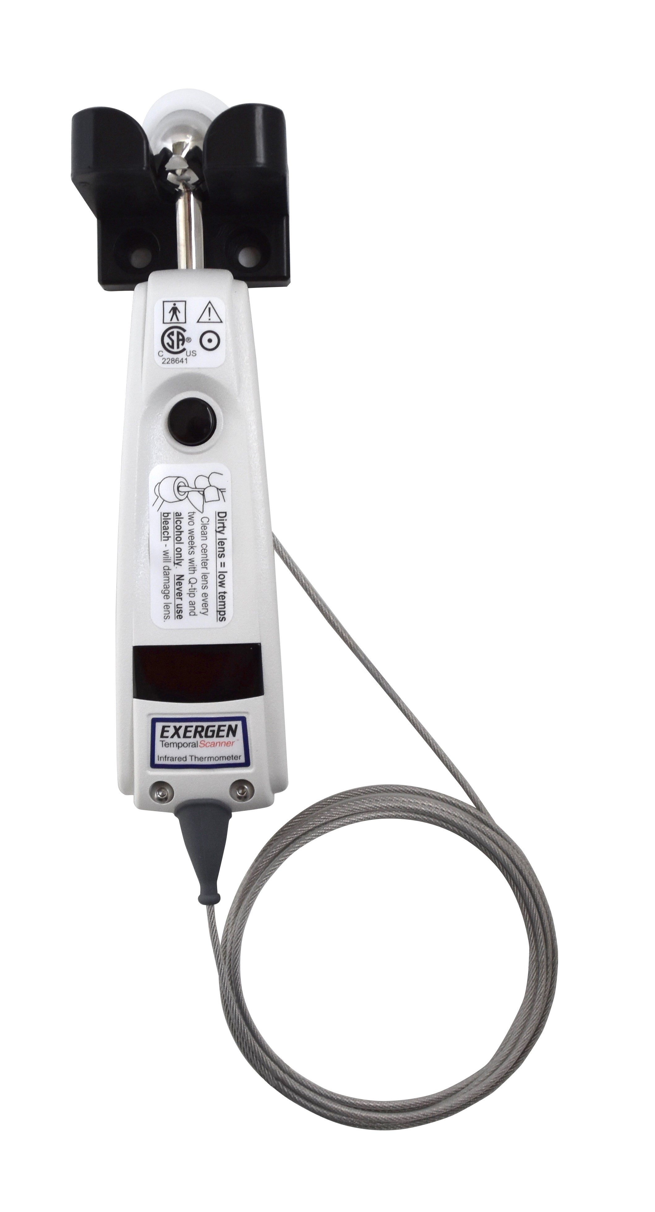 Exergen - 124286S Temporal Contact Thermometer Exergen Temporal Probe Wall Mount