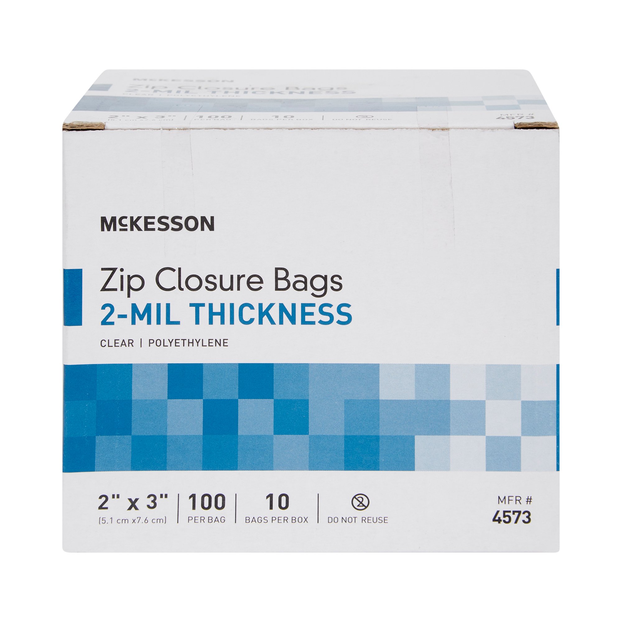 McKesson Brand - 4573 McKesson Zip Closure Bag