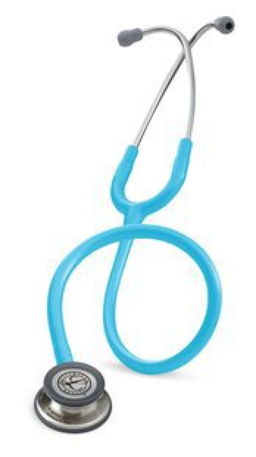 Solventum Corporation 5835 - 3M Littmann® Classic III™ Monitoring Stethoscope, Turquoise, 27 Inch Tube - 1/Each