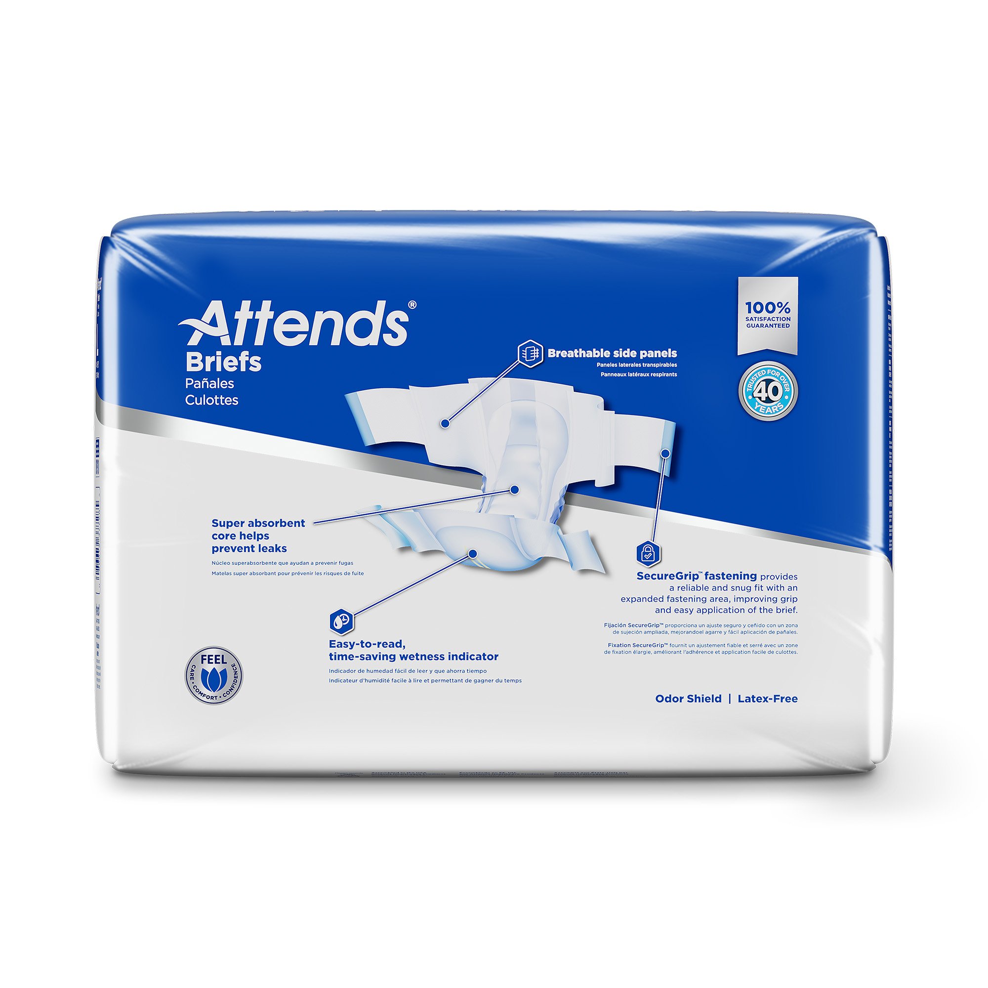 Attends Healthcare Products - DDP40 Attends® Extra Heavy Absorbency Briefs