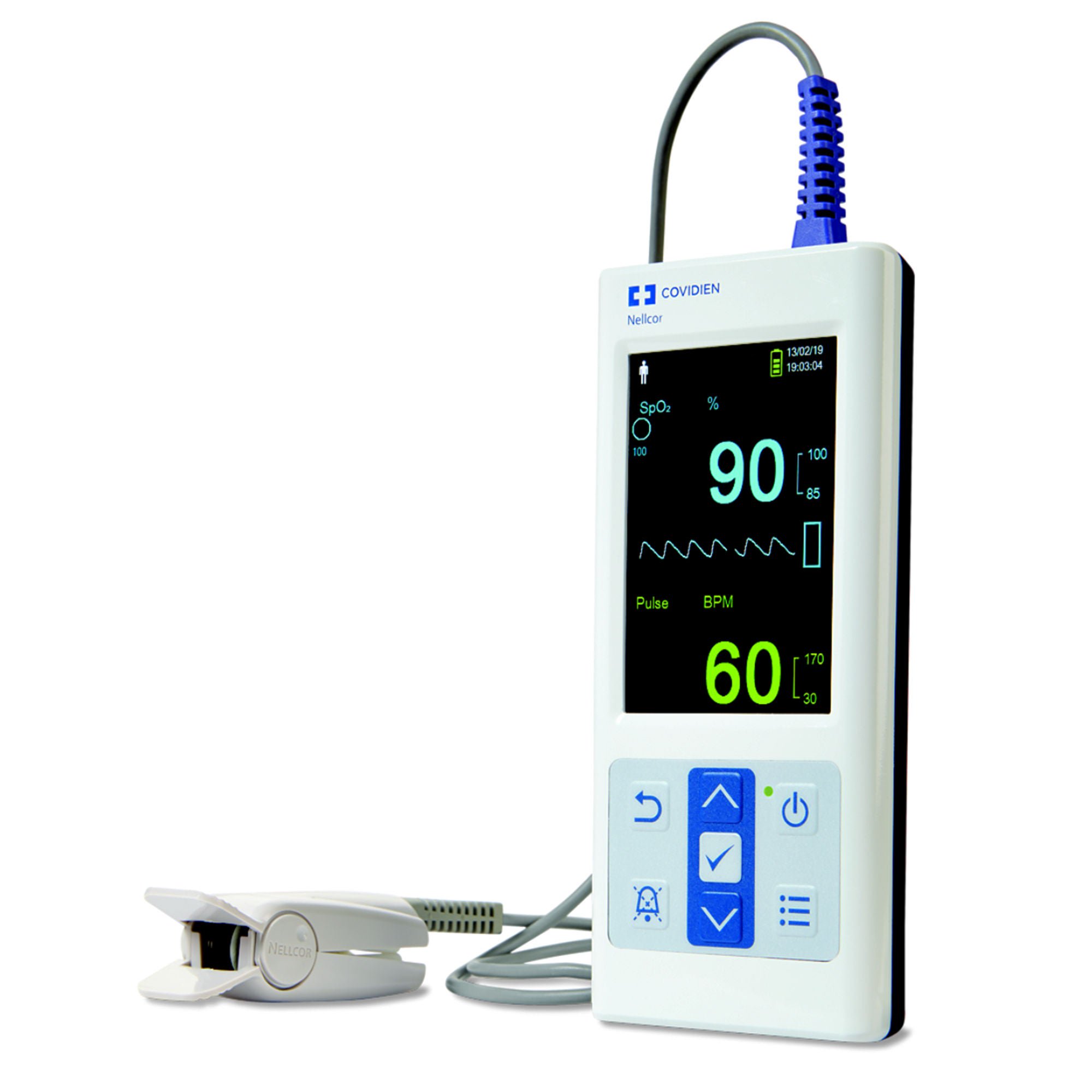 Medtronic MITG - PM10N Handheld Pulse Oximeter Nellcor™ Adult Battery Operated LCD Display