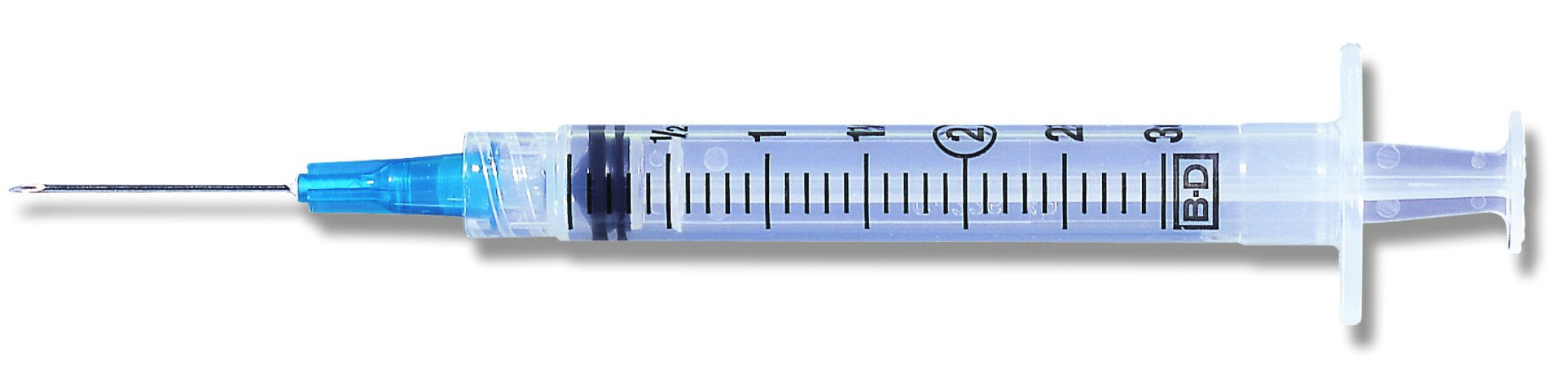 BD 309589 - PrecisionGlide™ 3 mL Syringe with Hypodermic Needle, 23 Gauge, 1" Needle Length - 1/Each, 100/Box, 800/Case