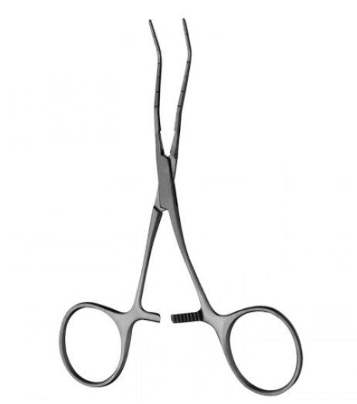 V. Mueller - CH6950006 Vascular Clamp V. Mueller® Cooley 5 Inch Length Stainless Steel
