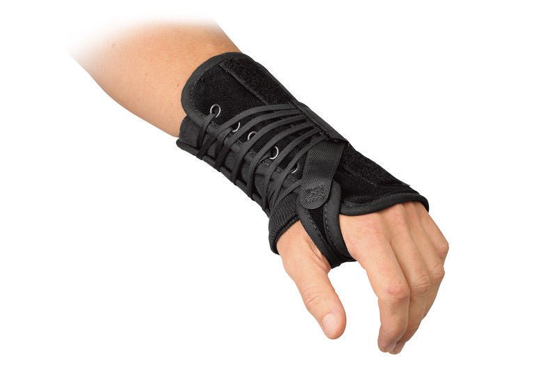 Breg - WA010111 Wrist Brace Breg® Aluminium / Felt / Suede Left Hand Black One Size Fits Most