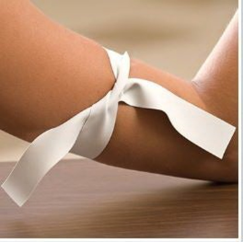 Graham Medical Products - 36647 Tourniquet Strap Graham Professional™ 18 Inch Length Rolled / Banded Elastic