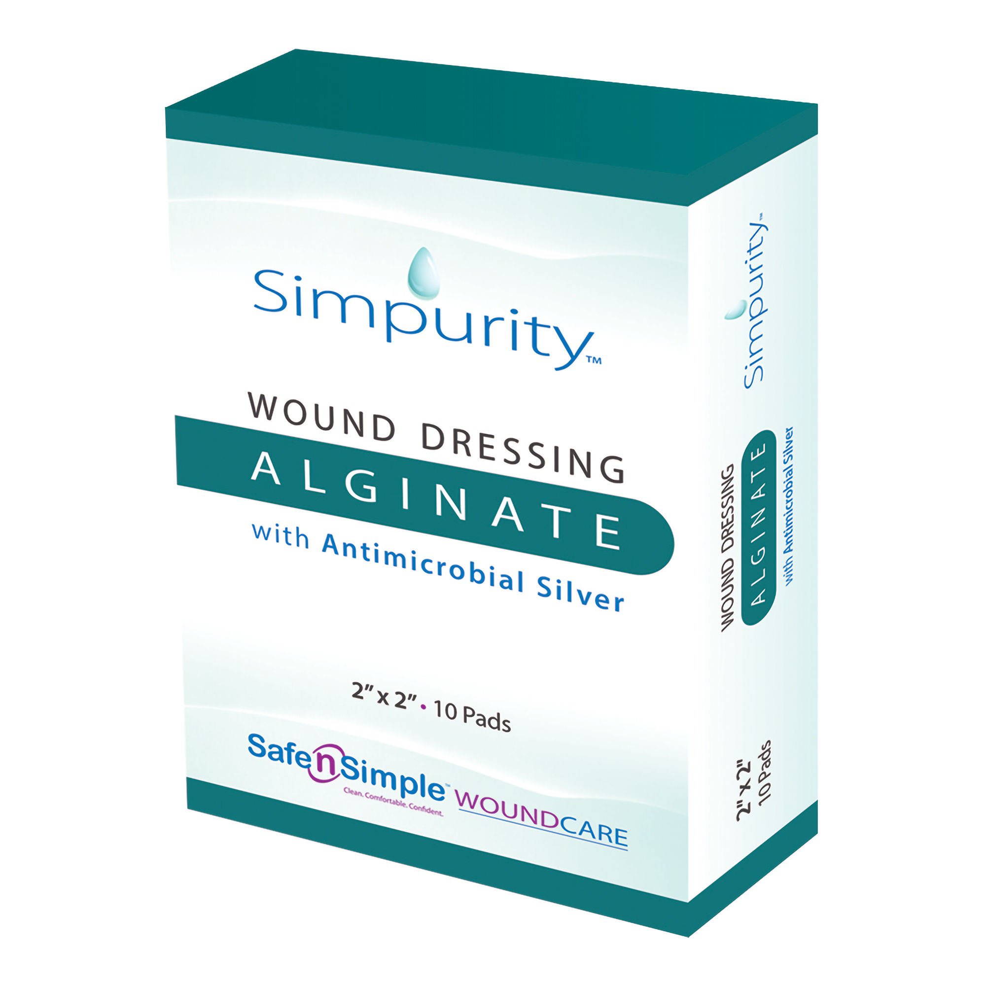 Safe N Simple - SNS51702 Simpurity™ Silver Calcium Alginate Dressing