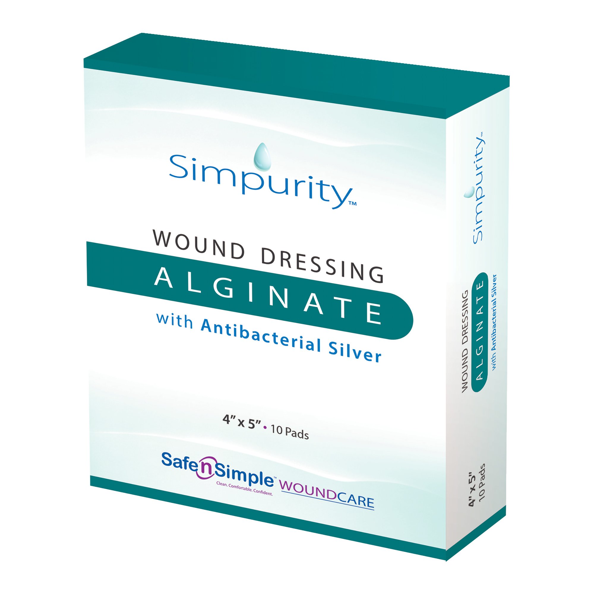 Safe N Simple - SNS51720 Simpurity™ Silver Calcium Alginate Dressing