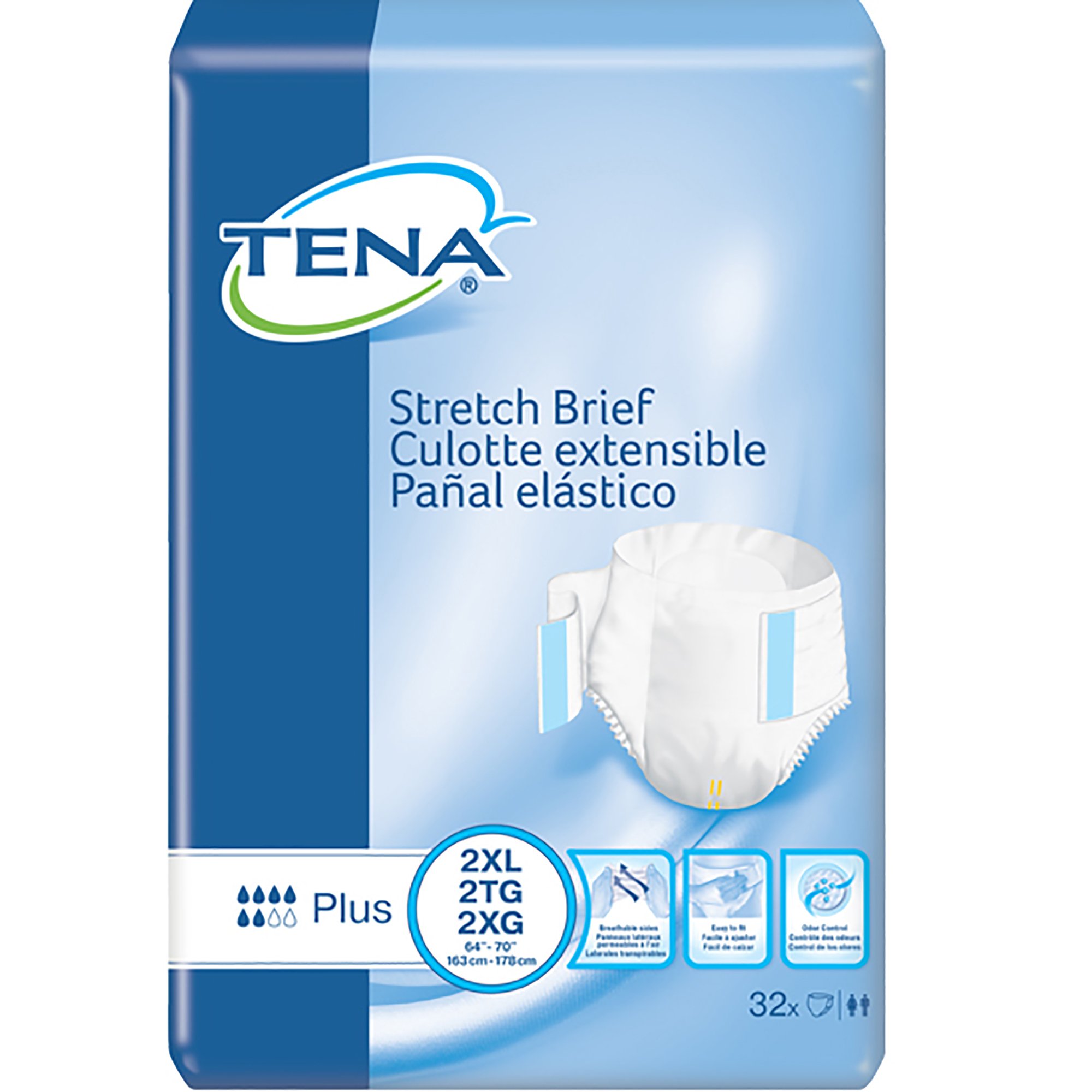 Essity HMS North America Inc - 61090 Tena® Stretch™ Plus Incontinence Brief