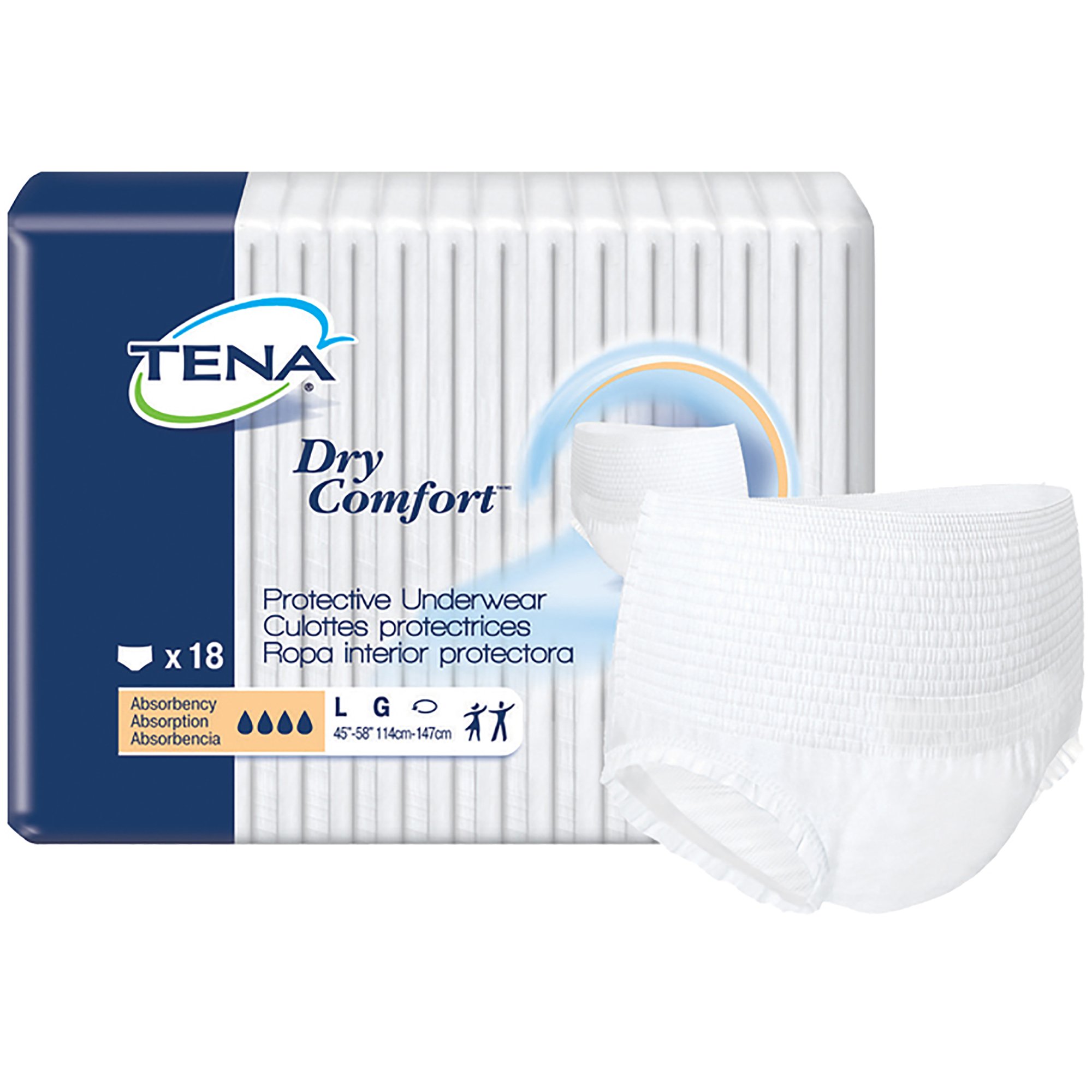Essity HMS North America Inc - 72423 Tena® Dry Comfort™ Absorbent Underwear