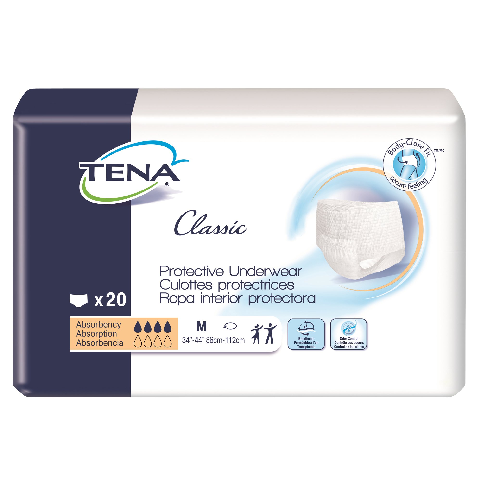 Essity HMS North America Inc - 72513 Tena® Classic Absorbent Underwear