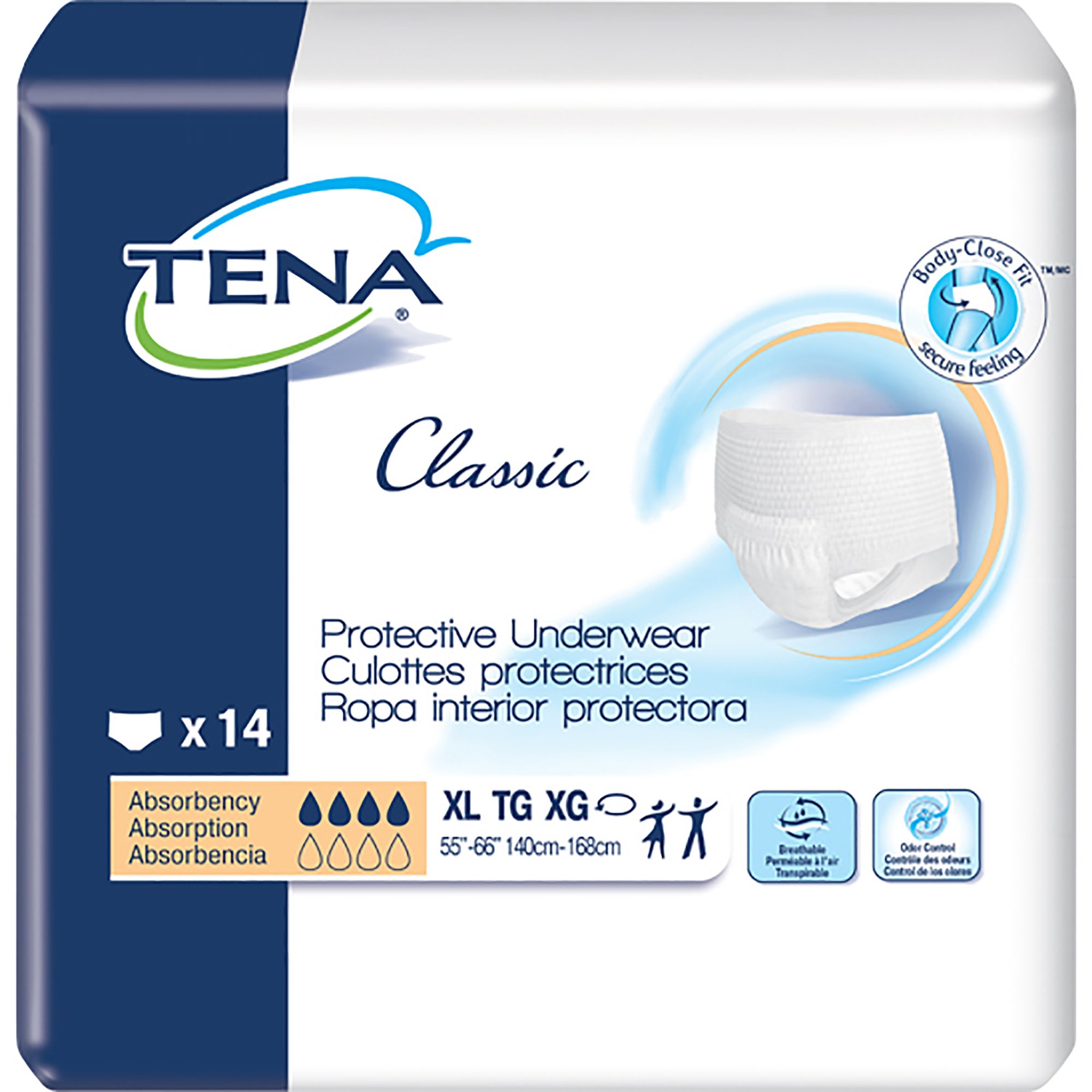 Essity HMS North America Inc - 72516 Tena® Classic Absorbent Underwear