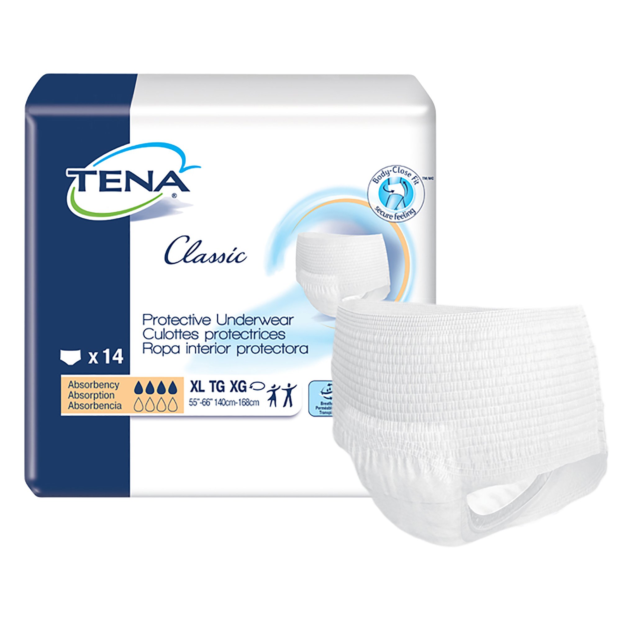 Essity HMS North America Inc - 72516 Tena® Classic Absorbent Underwear