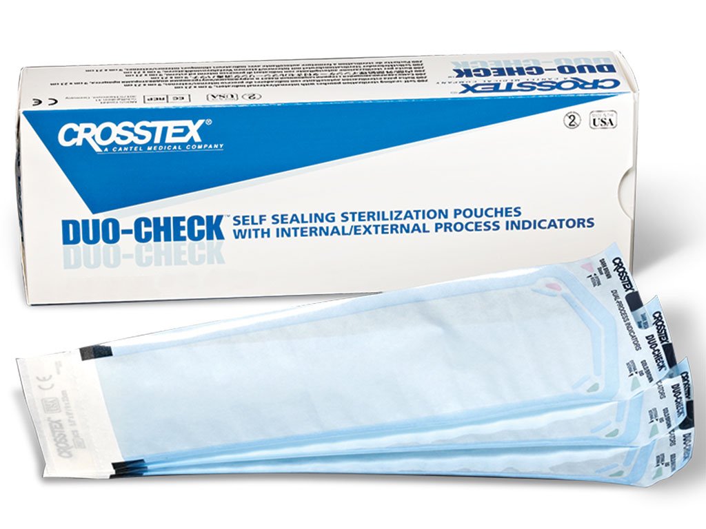 SPS Medical Supply SCL816 - Duo-Check® Sterilization Pouch, 8 x 16 Inch - 200/Box, 1000/Case