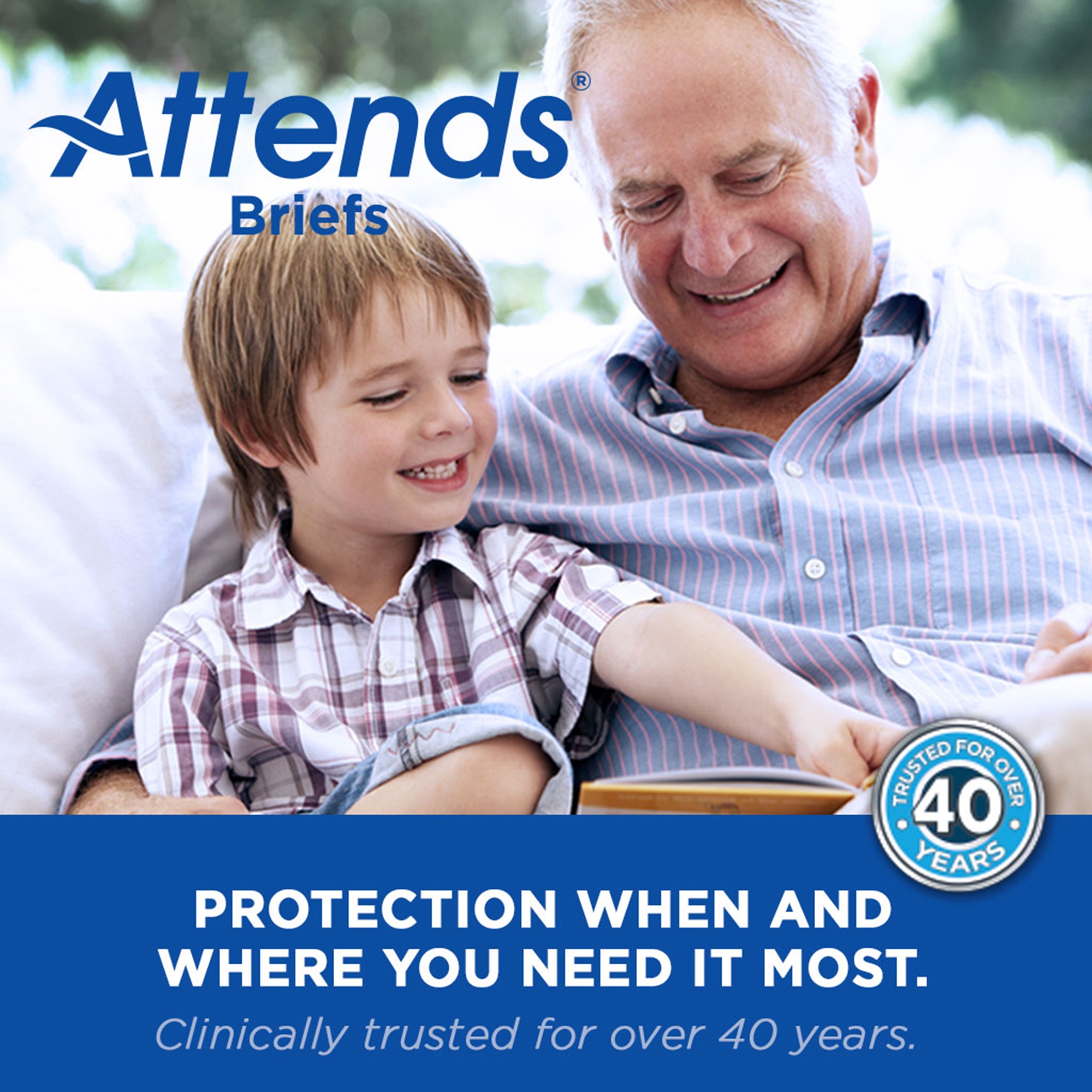 Attends Healthcare Products DD10 - Attends® Briefs Youth/Small - 24/Bag, 96/Case