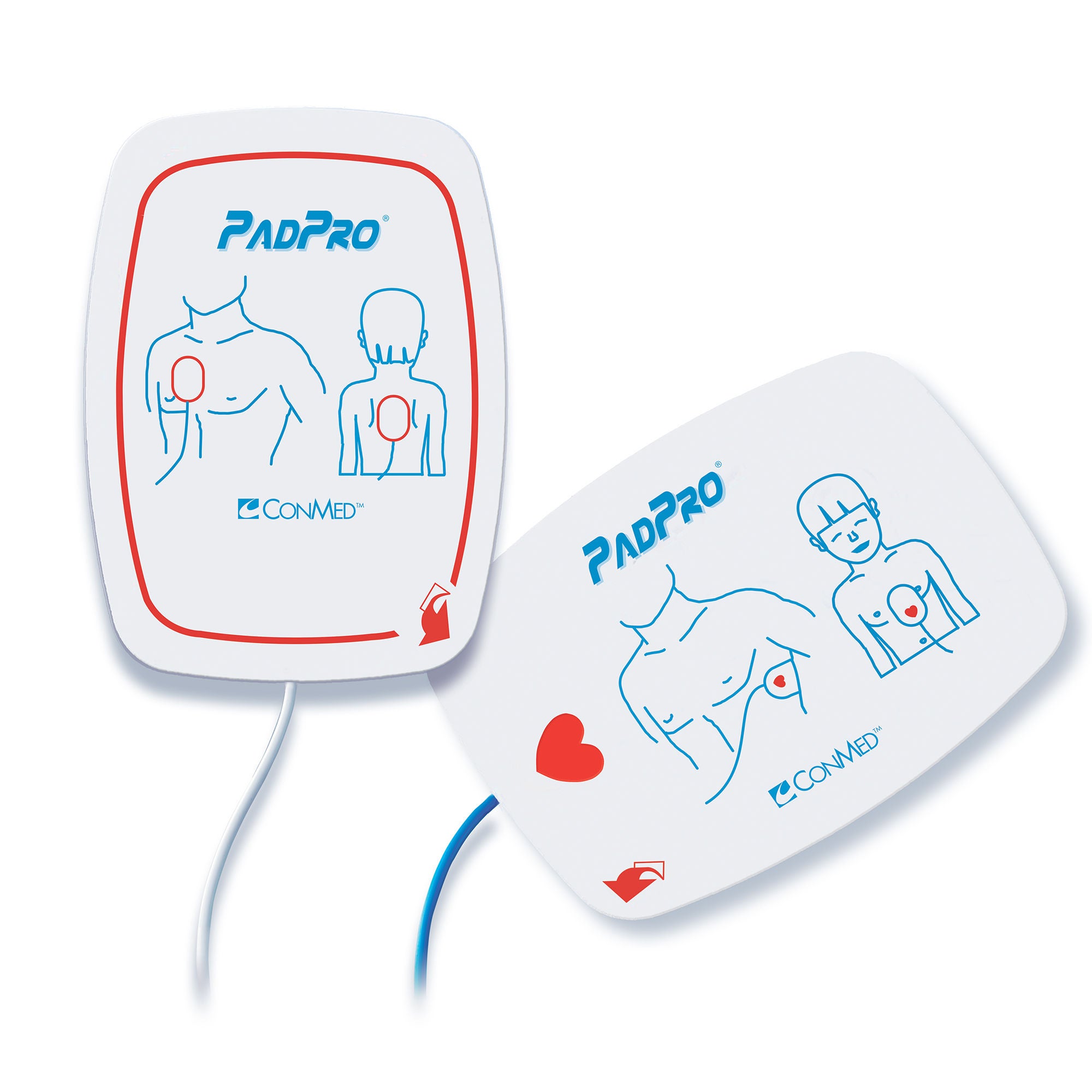 Conmed - 2001M-C AED Defibrillator Pad PadPro® Physio Connector Adult
