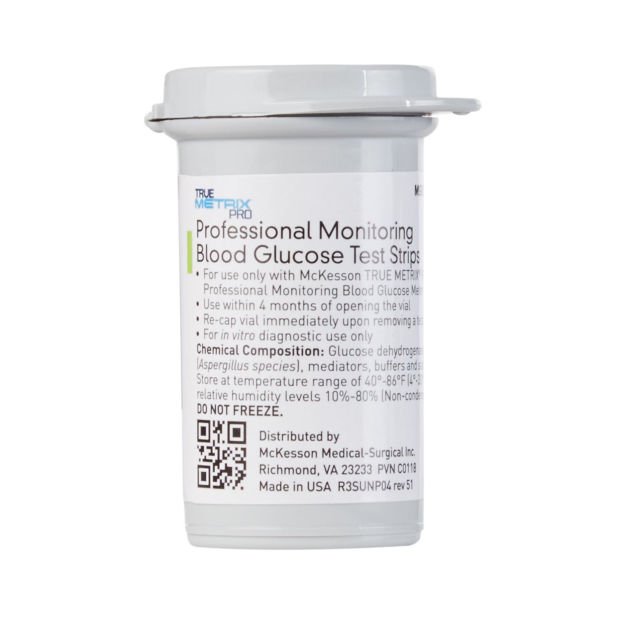 McKesson Brand - 06-R3051P-01 McKesson True Metrix Pro Test Strips for Blood Glucose