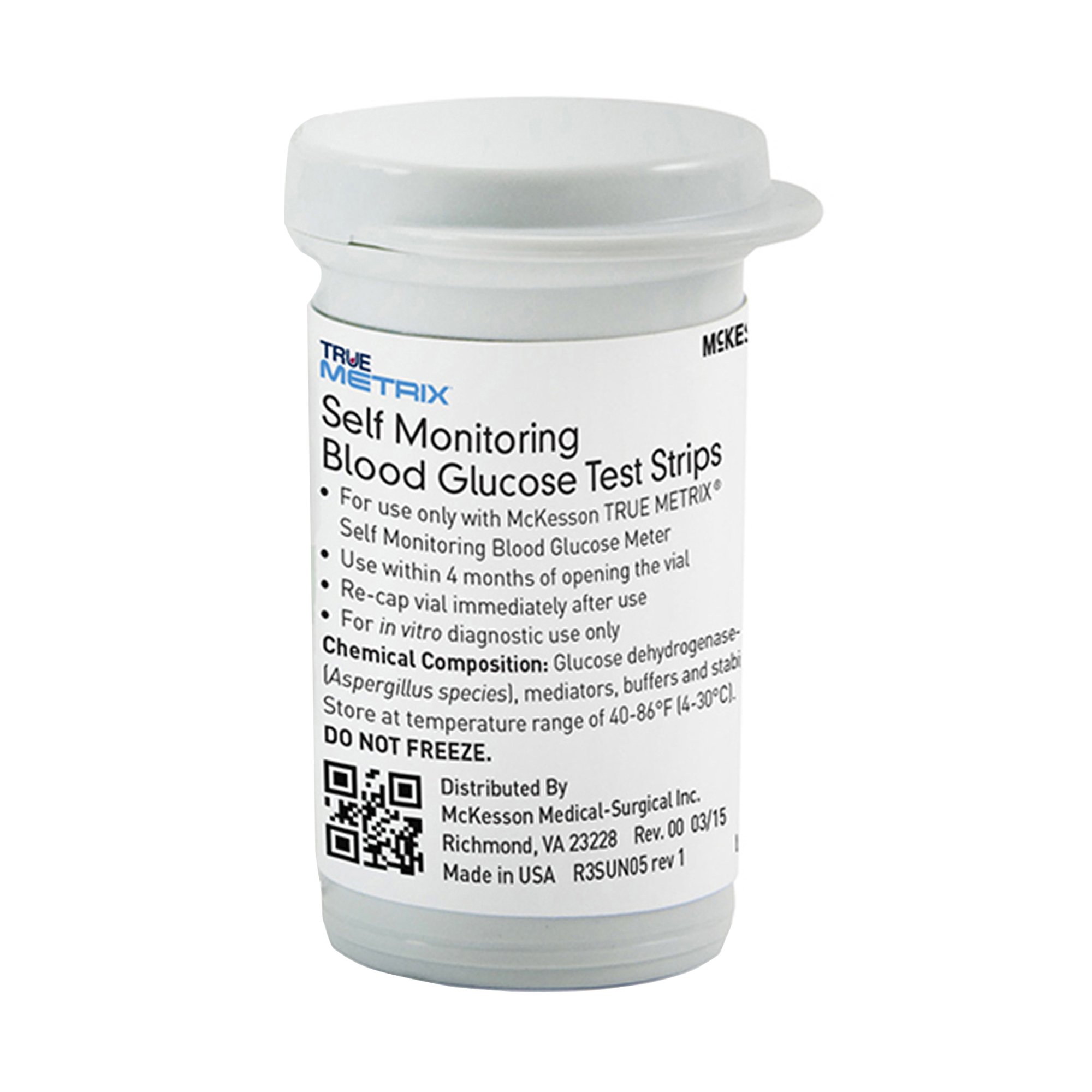 McKesson Brand - 06-R3051-45 McKesson TRUE METRIX® Blood Glucose Test Strips