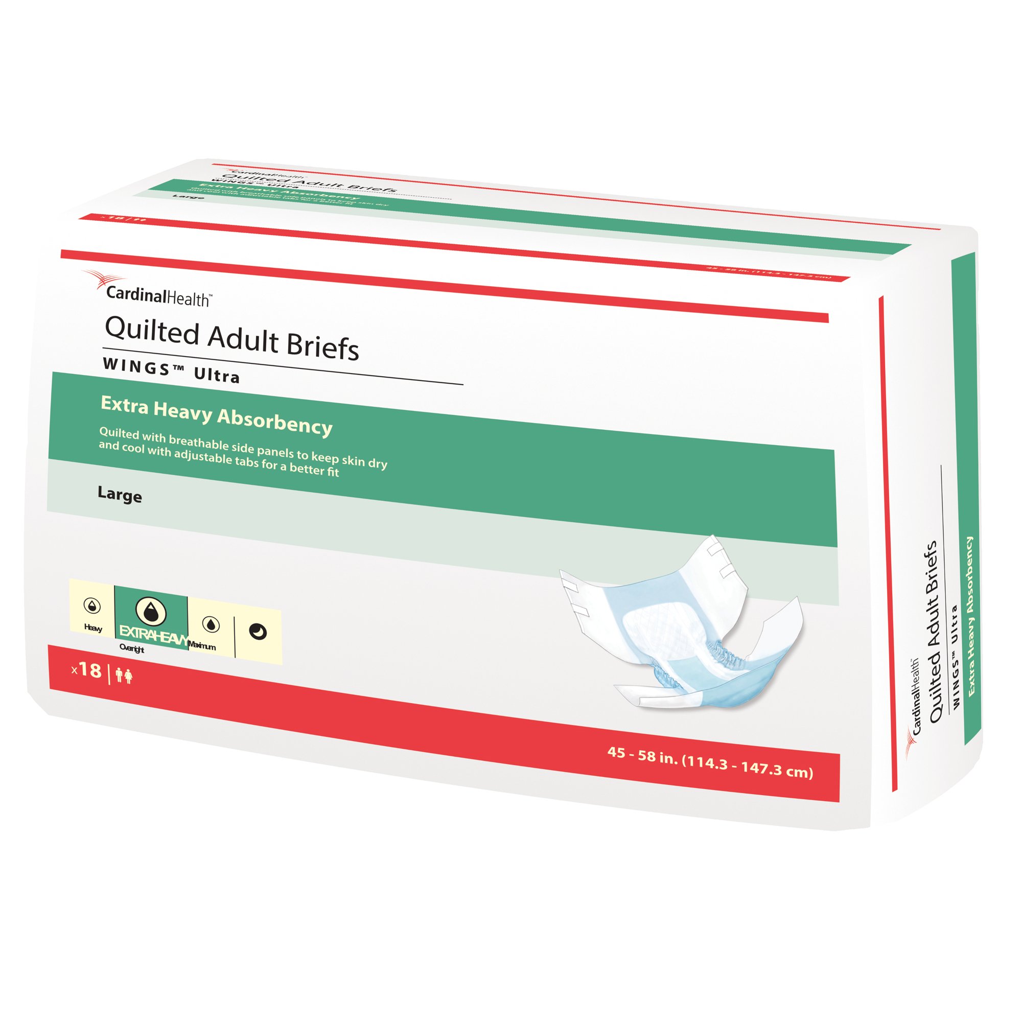 Wings Ultra Incontinence Brief 77074 by Cardinal