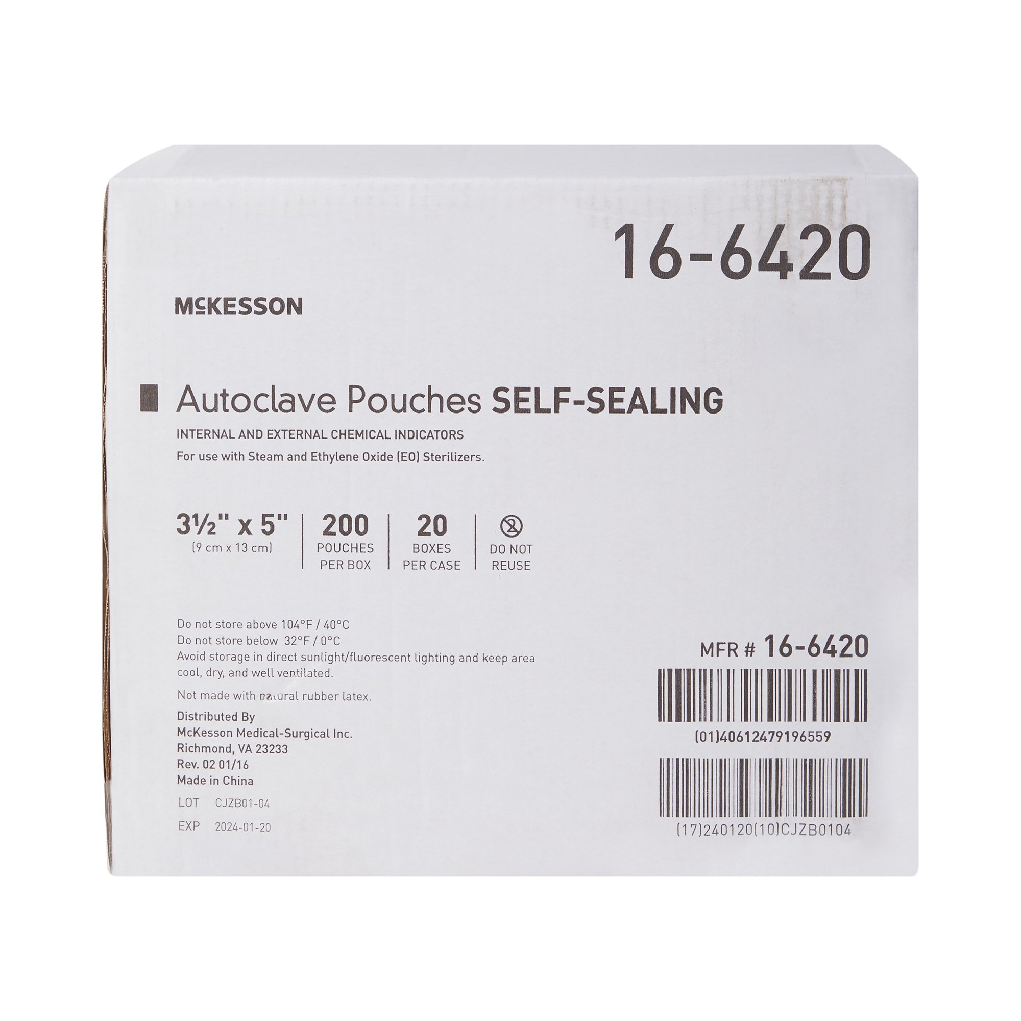 McKesson Brand - 16-6420 McKesson Sterilization Pouch
