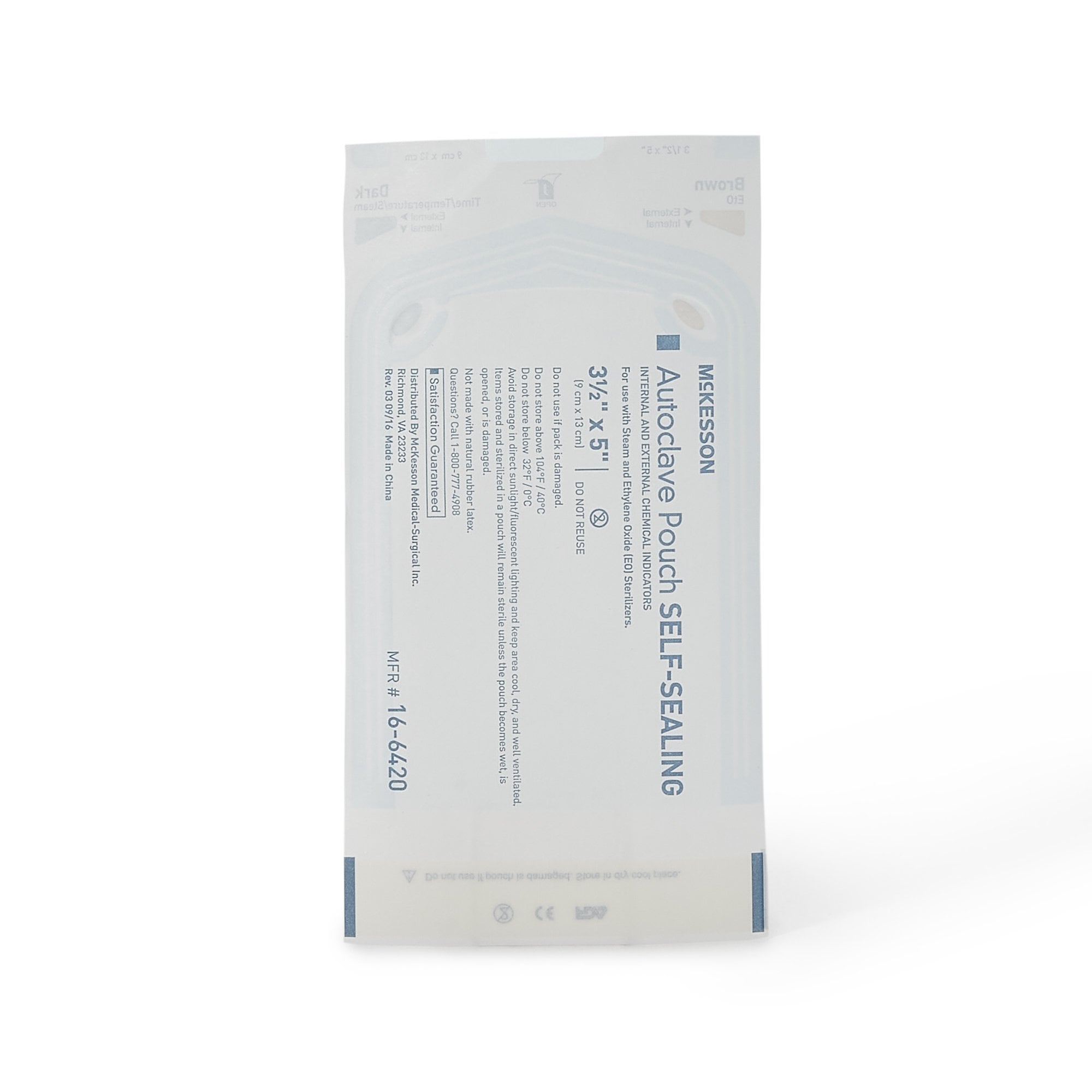 McKesson Brand - 16-6420 McKesson Sterilization Pouch