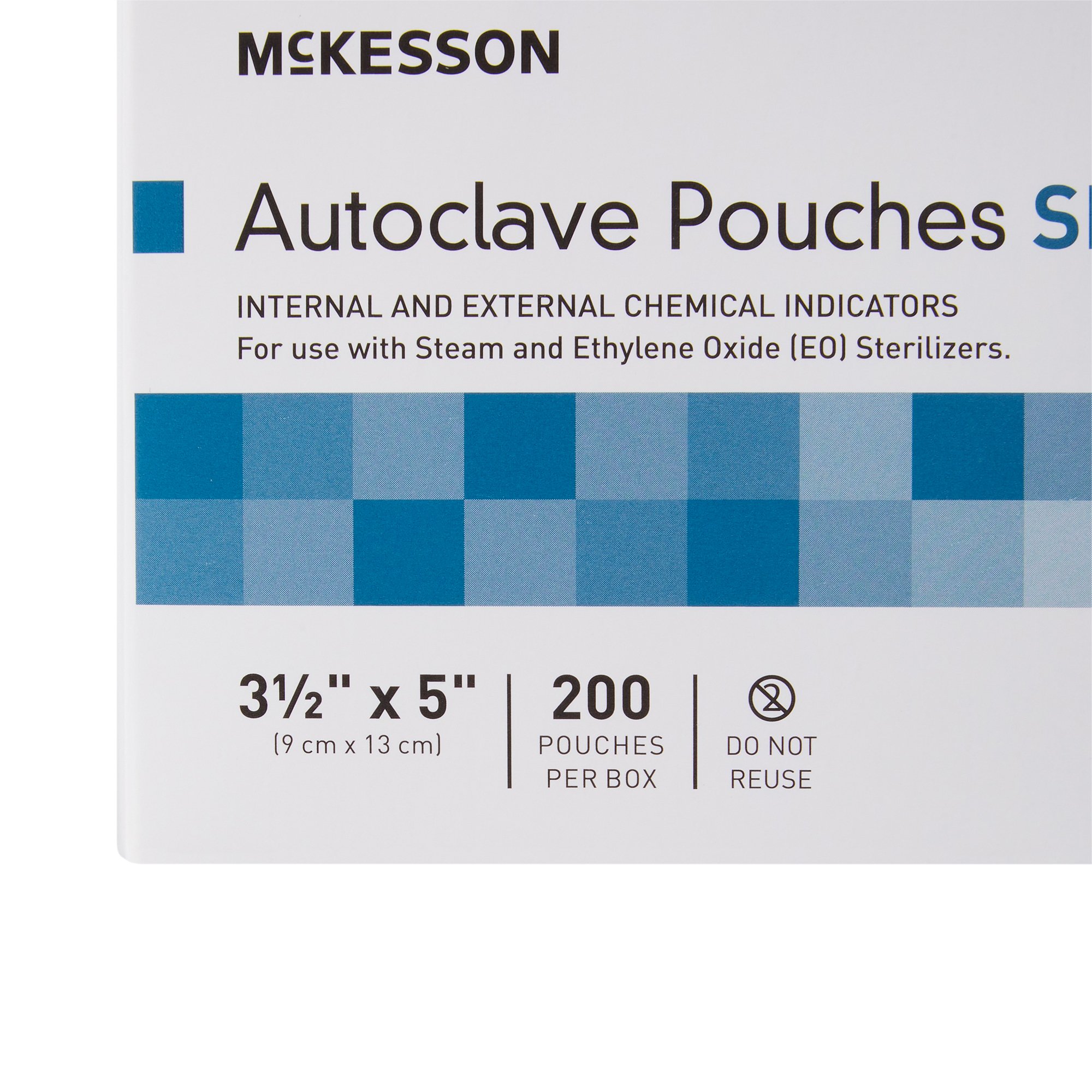 McKesson Brand 16-6420 - McKesson Sterilization Pouch, 3.5 x 5 Inch - 200/Box, 4000/Case