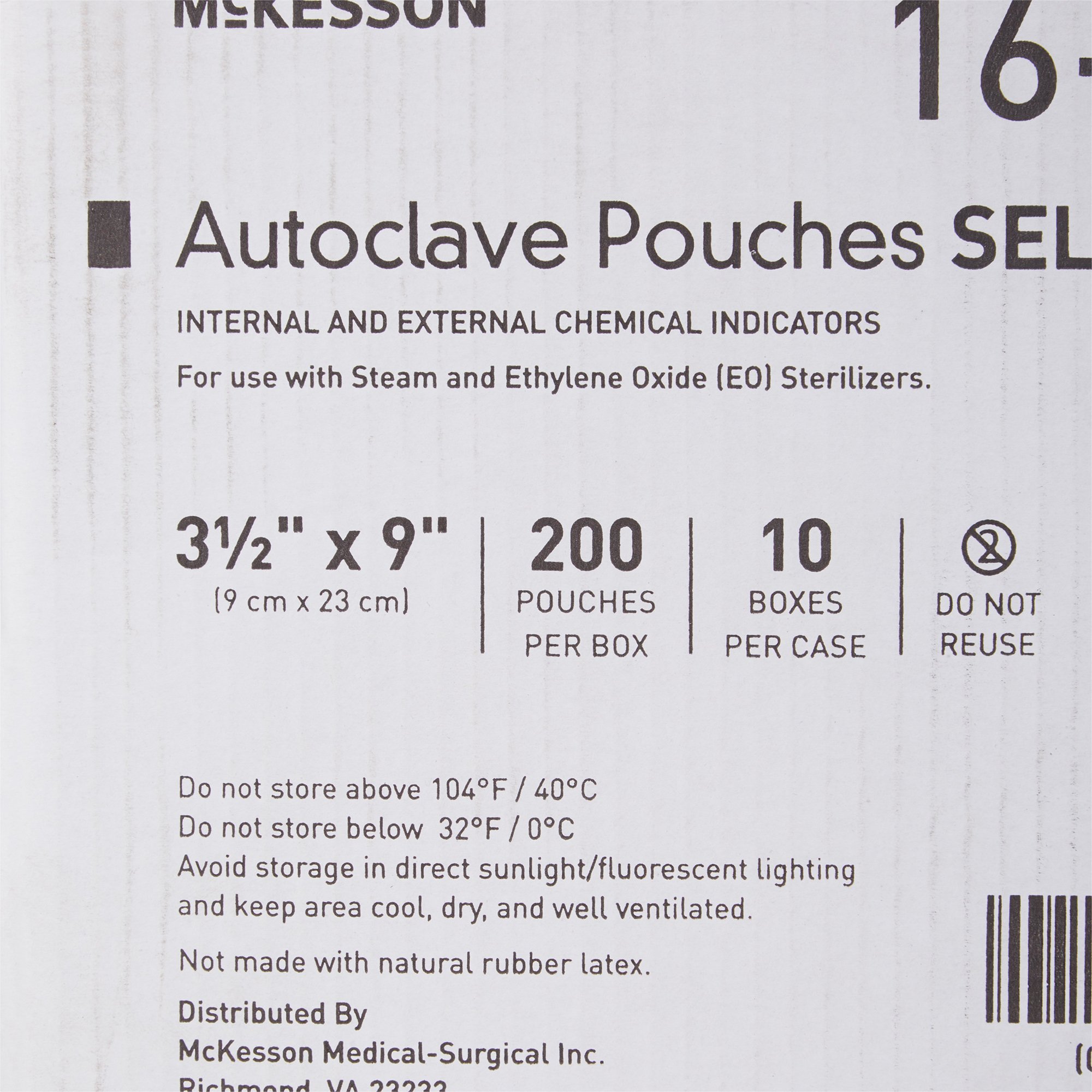 McKesson Brand - 16-6423 McKesson Sterilization Pouch