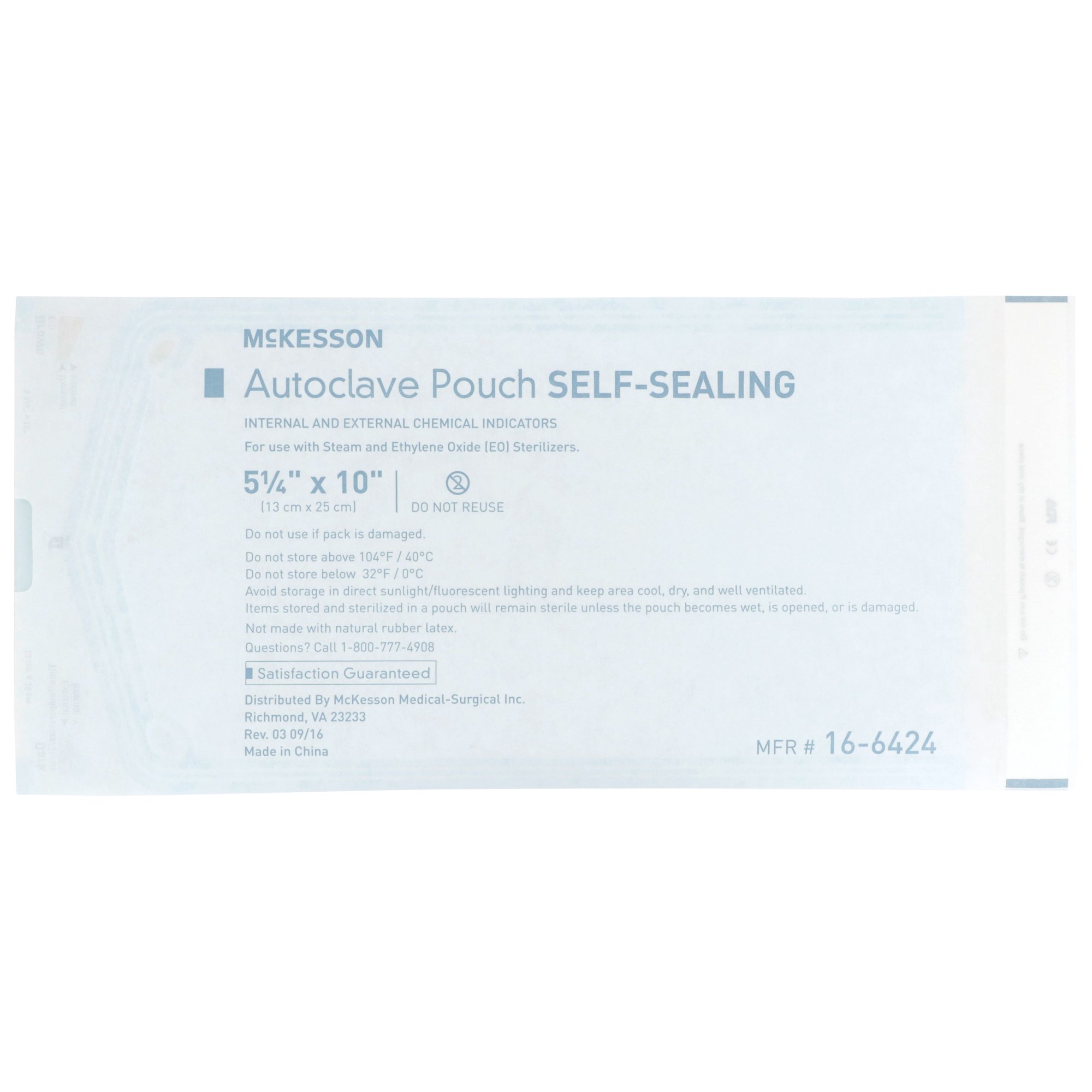 McKesson Brand - 16-6424 McKesson Sterilization Pouch