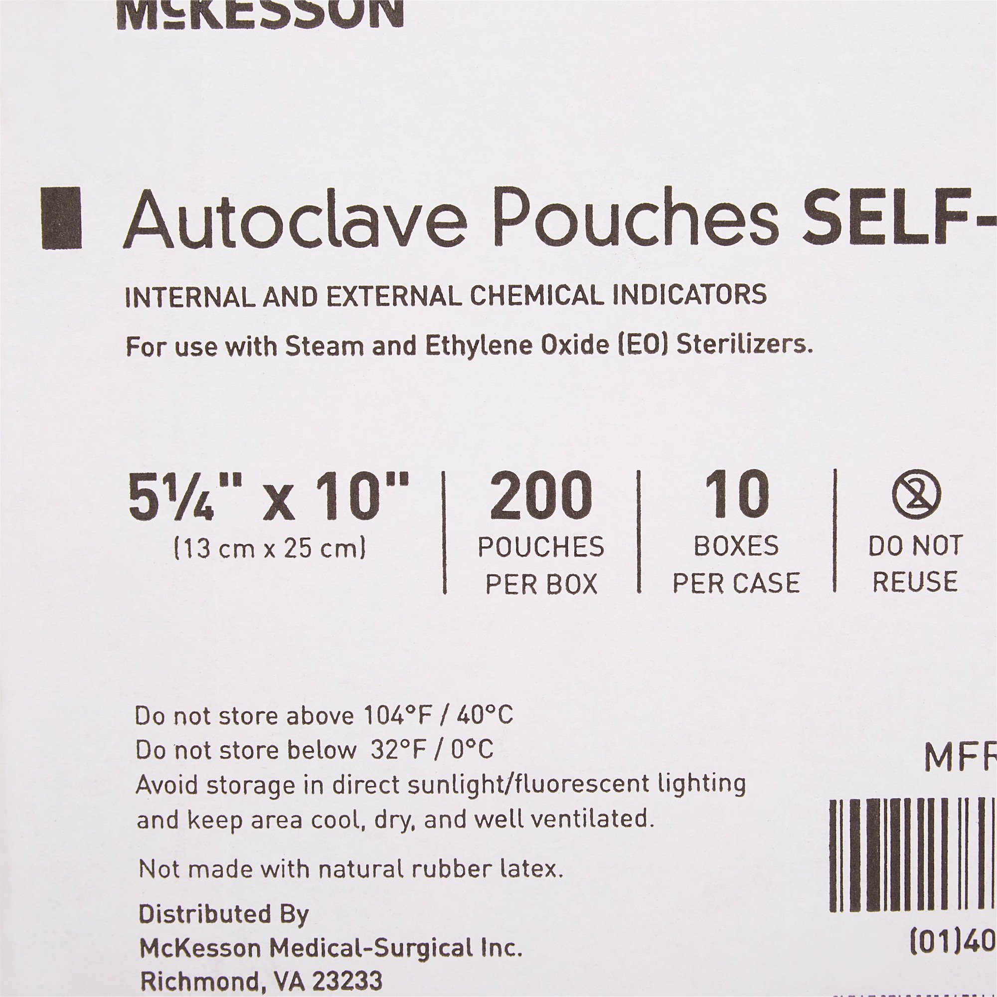 McKesson Brand - 16-6424 McKesson Sterilization Pouch