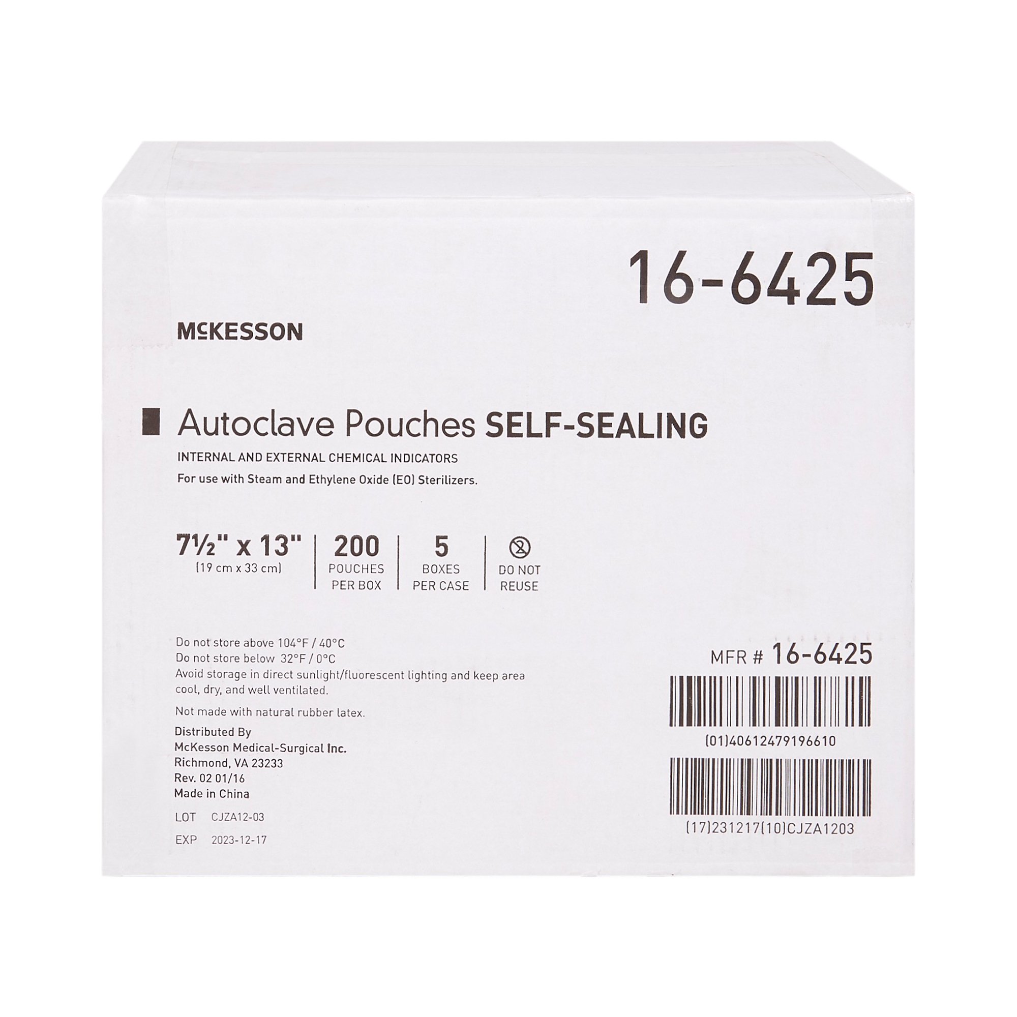 McKesson Brand - 16-6425 McKesson Sterilization Pouch