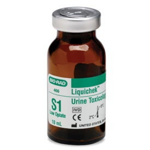 Bio-Rad Laboratories - 466 Drugs of Abuse Control Liquichek™ Urine Toxicology Level S1 Low Opiate 10 X 10 mL