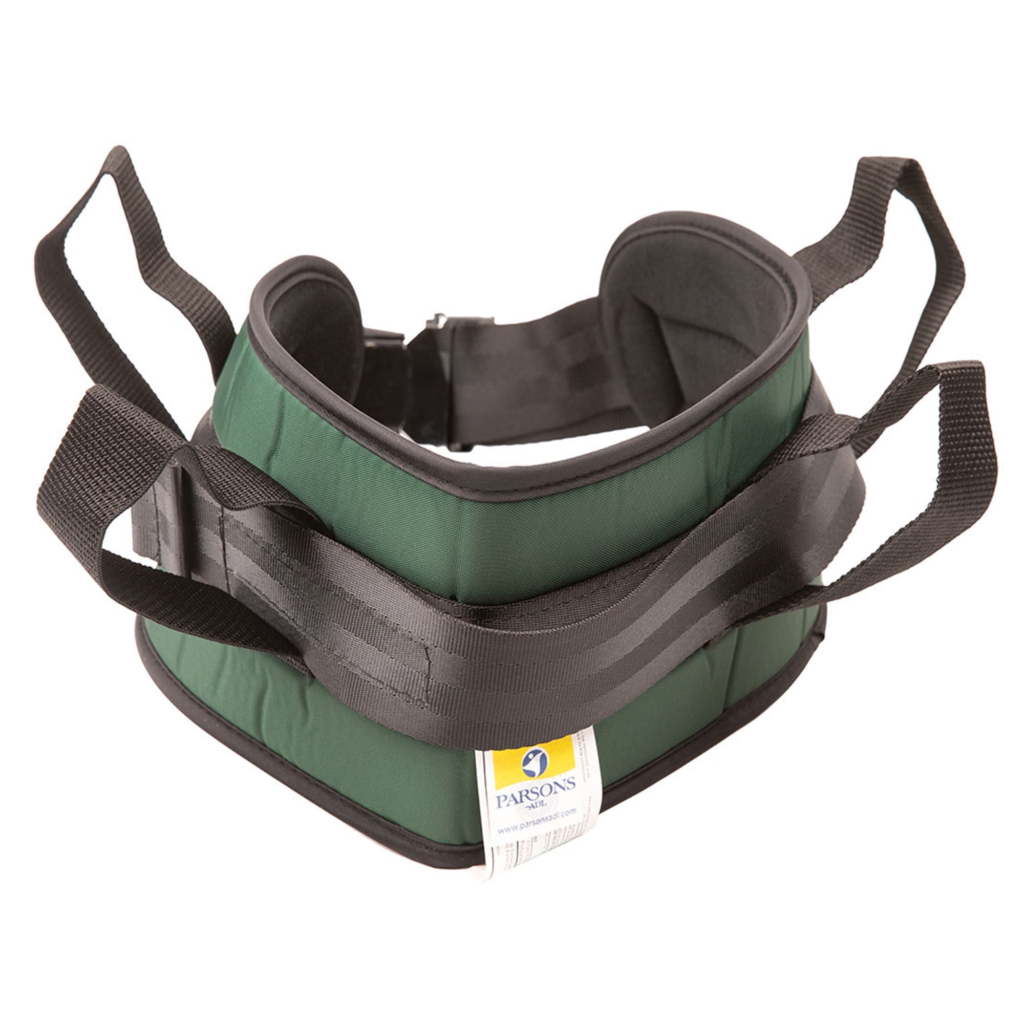 Fabrication Enterprises - 50-5120M Gait Belt with Handles 28 to 48 Inch Length Green