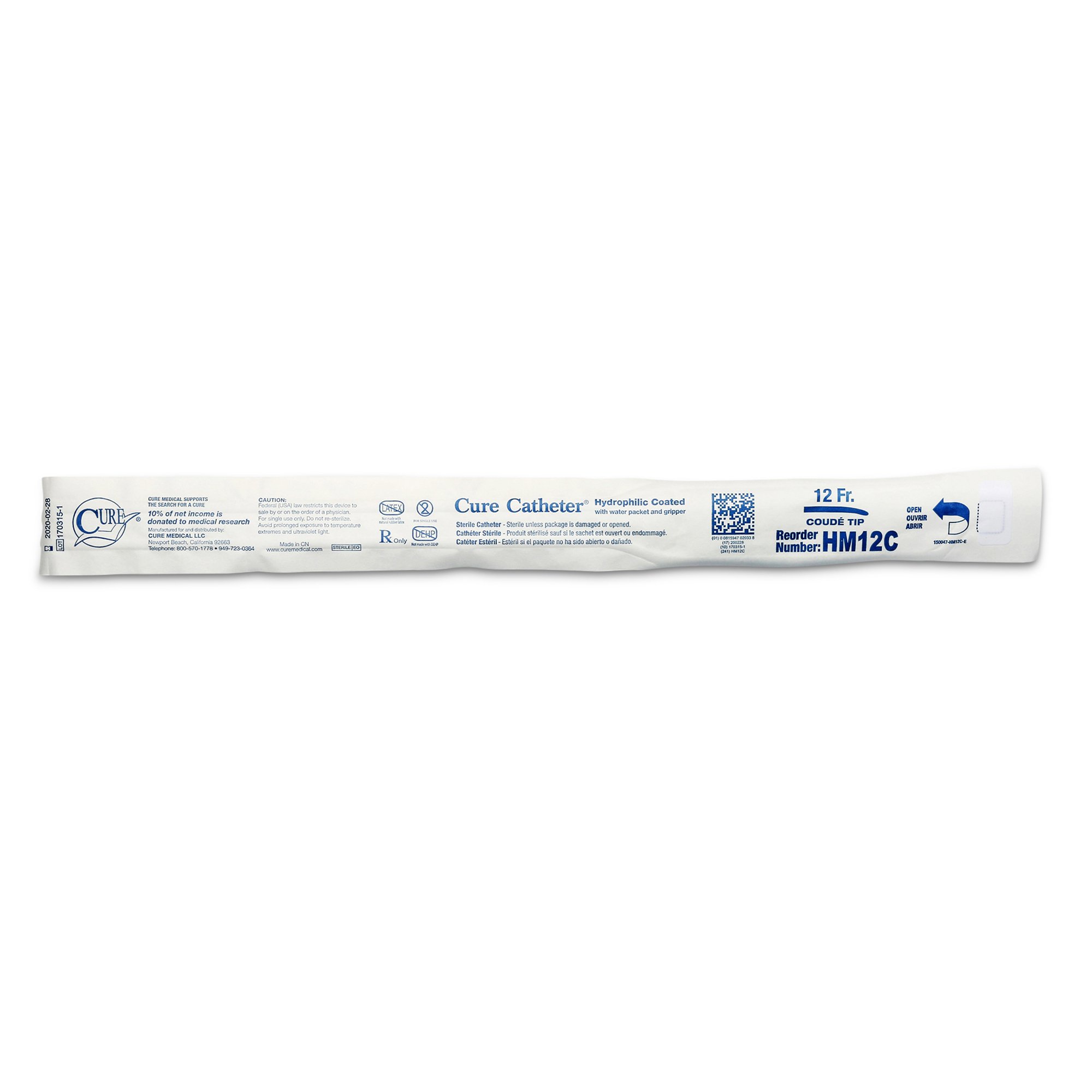 ConvaTec - HM12C Cure Catheter™ Urethral Catheter