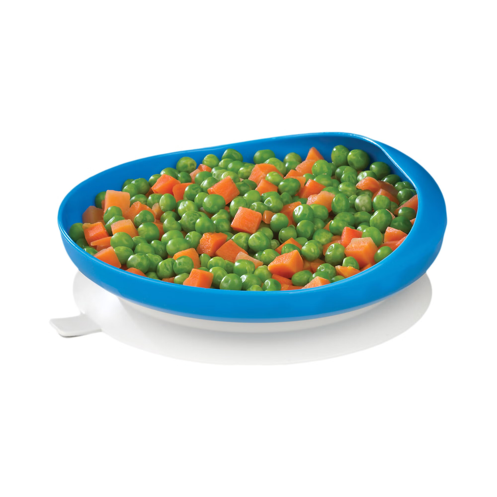 Maddak - 745350012 Scoop Plate with Suction Cup Base Maddak Plastic Blue Reusable