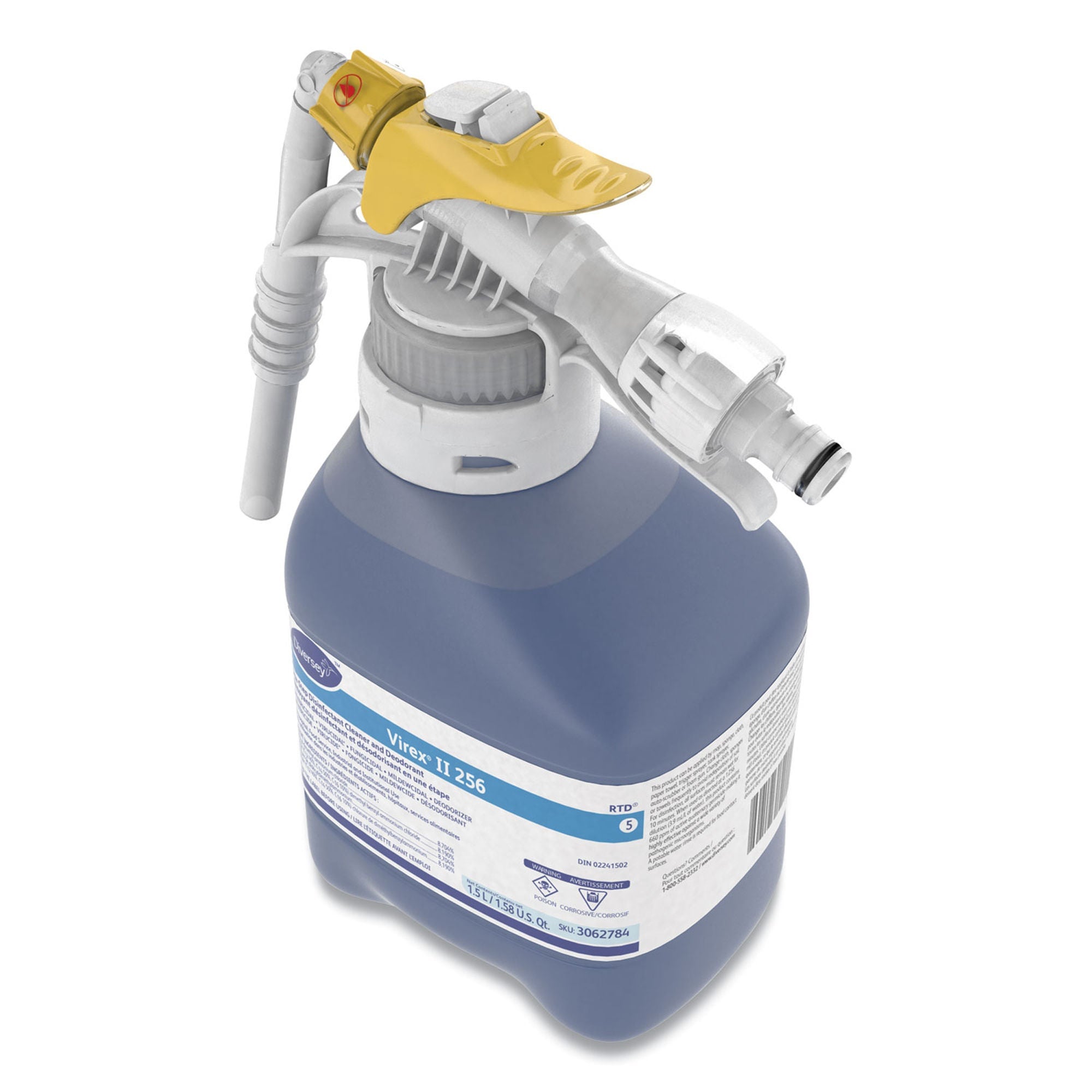 Essendant Co-United Stationers - DVS93063402 Glass / Surface Cleaner Diversey™ Glance® HC Glass and Multi-Surface RTD® Dispensing System Liquid Concentrate 1.5 Liter Bottle Ammonia Scent NonSterile